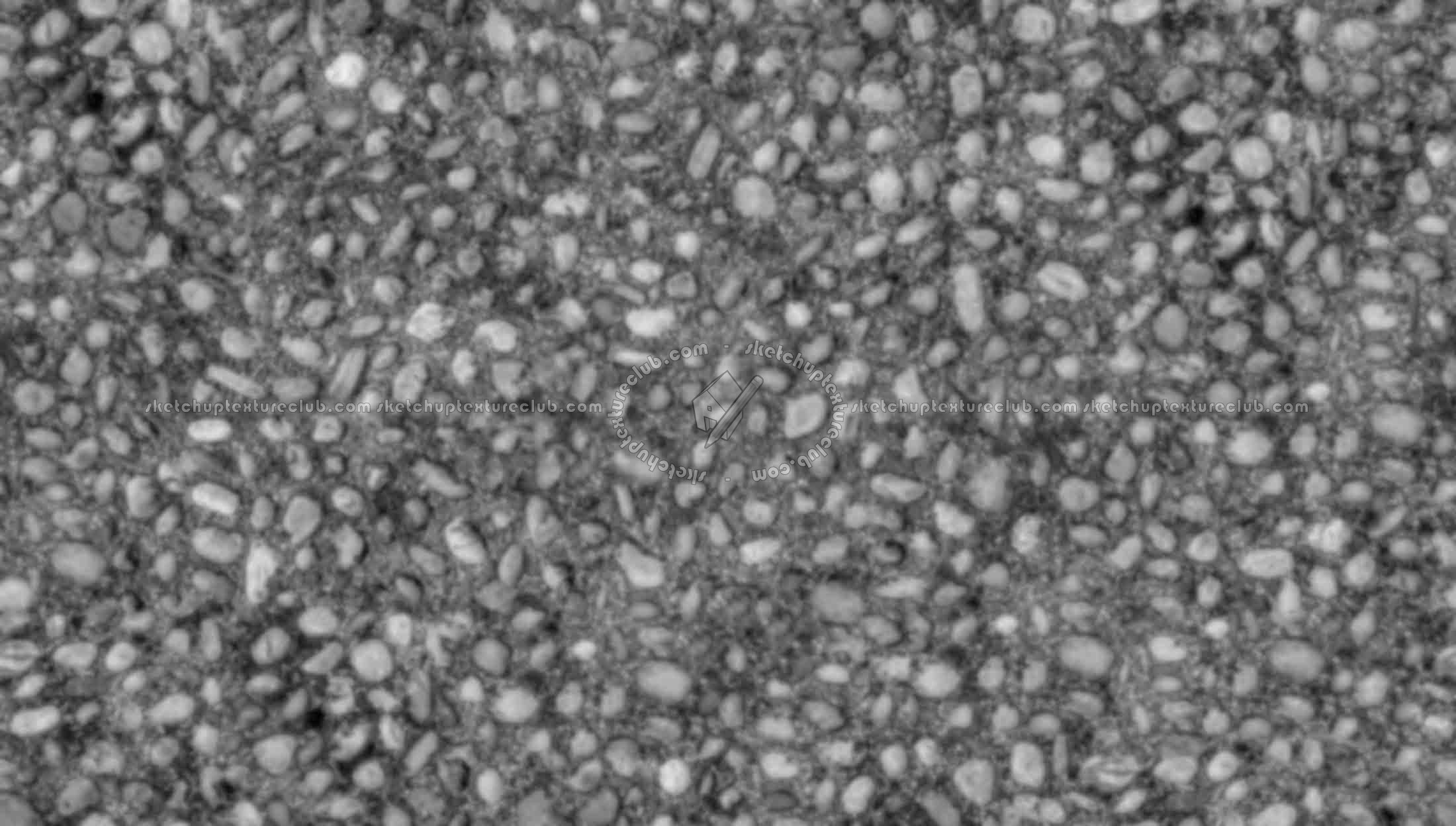 Textures   -   ARCHITECTURE   -   ROADS   -   Paving streets   -   Rounded cobble  - Road rounded cobblestone texture seamless 19737 - Displacement