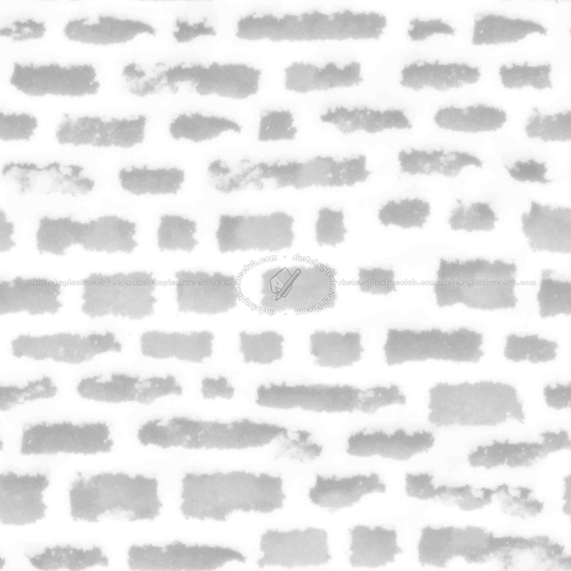 Textures   -   ARCHITECTURE   -   BRICKS   -   Special Bricks  - Snow bricks texture seamless 17104 - Ambient occlusion