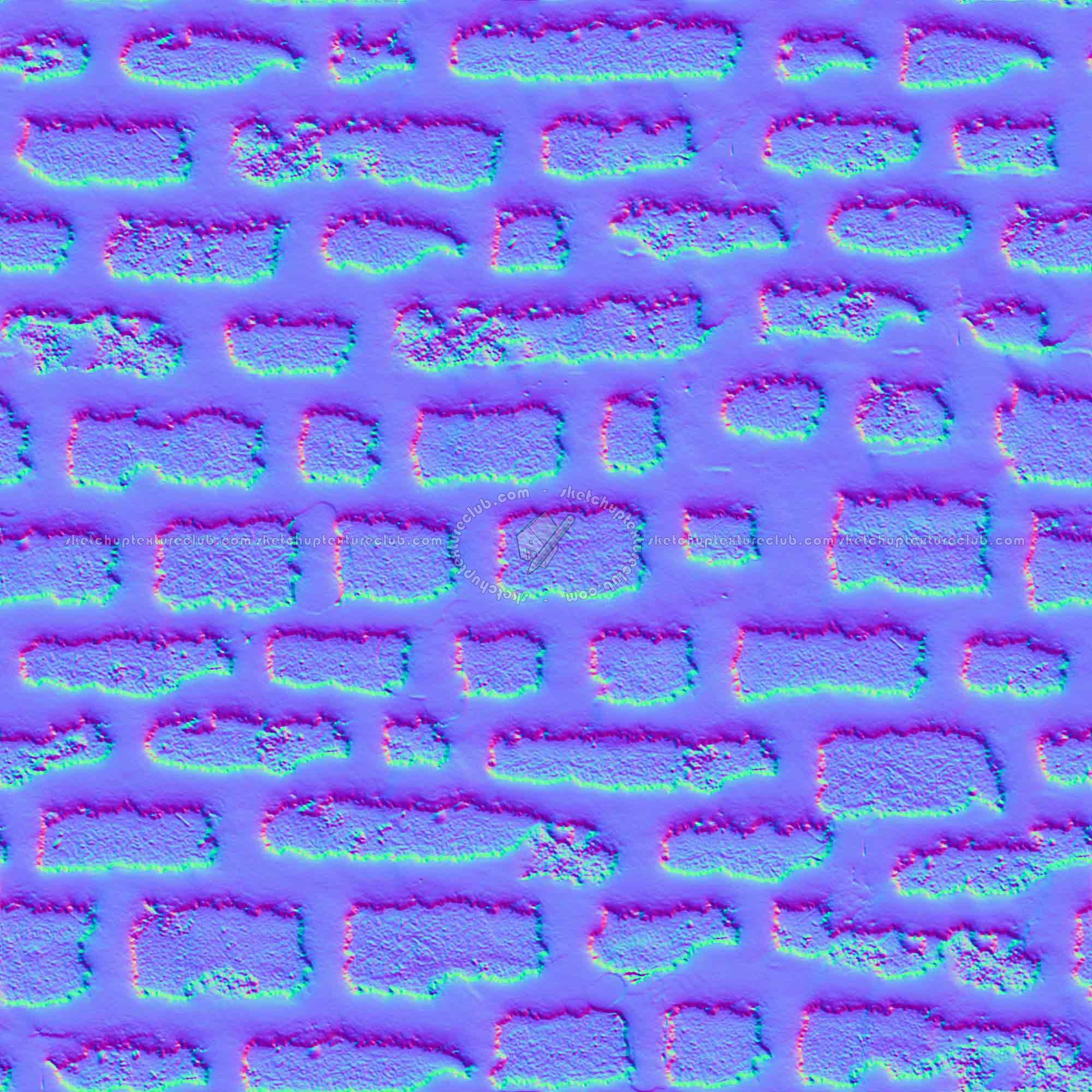 Textures   -   ARCHITECTURE   -   BRICKS   -   Special Bricks  - Snow bricks texture seamless 17104 - Normal