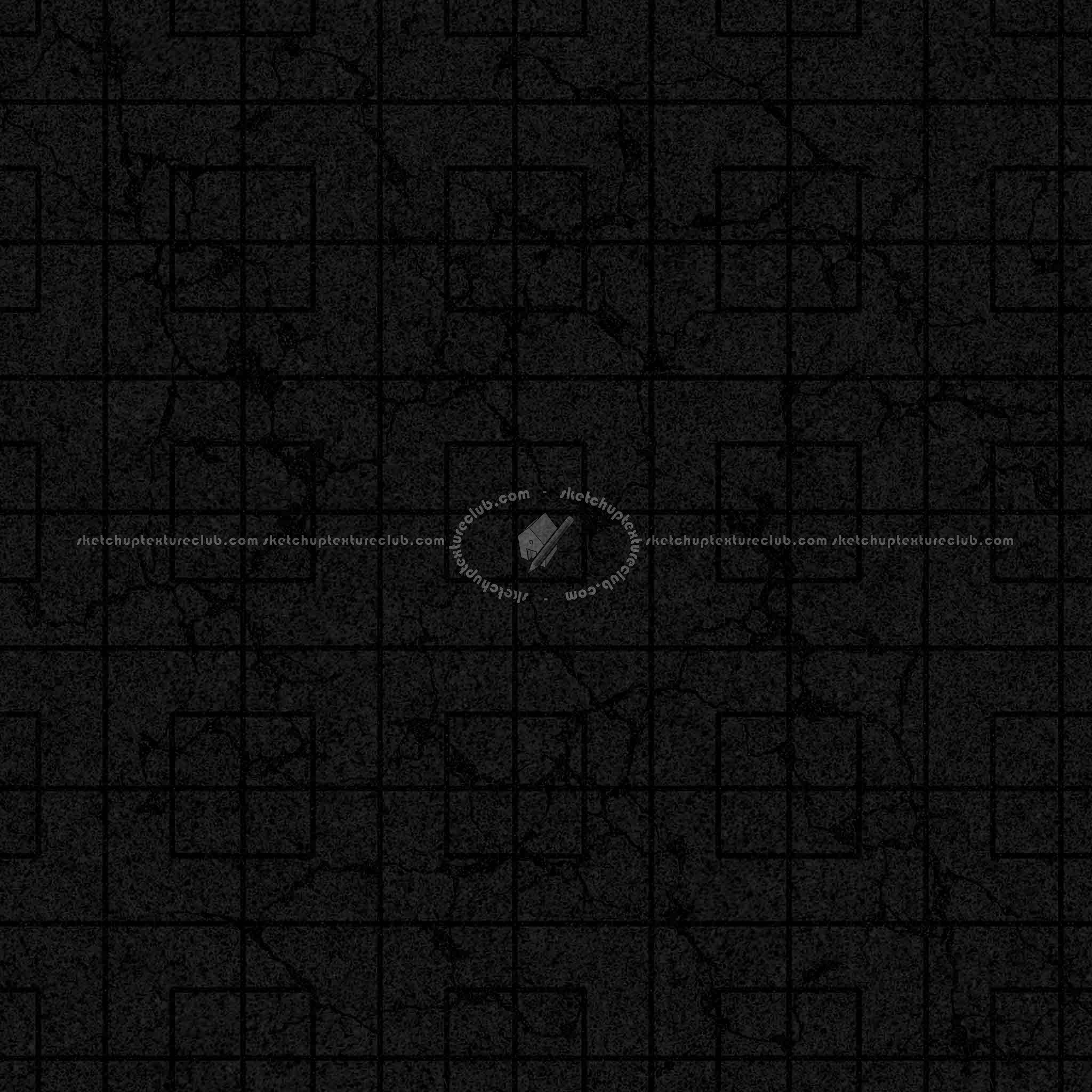 Textures   -   ARCHITECTURE   -   PAVING OUTDOOR   -   Concrete   -   Blocks damaged  - Concrete paving outdoor damaged texture seamless 05542 - Specular