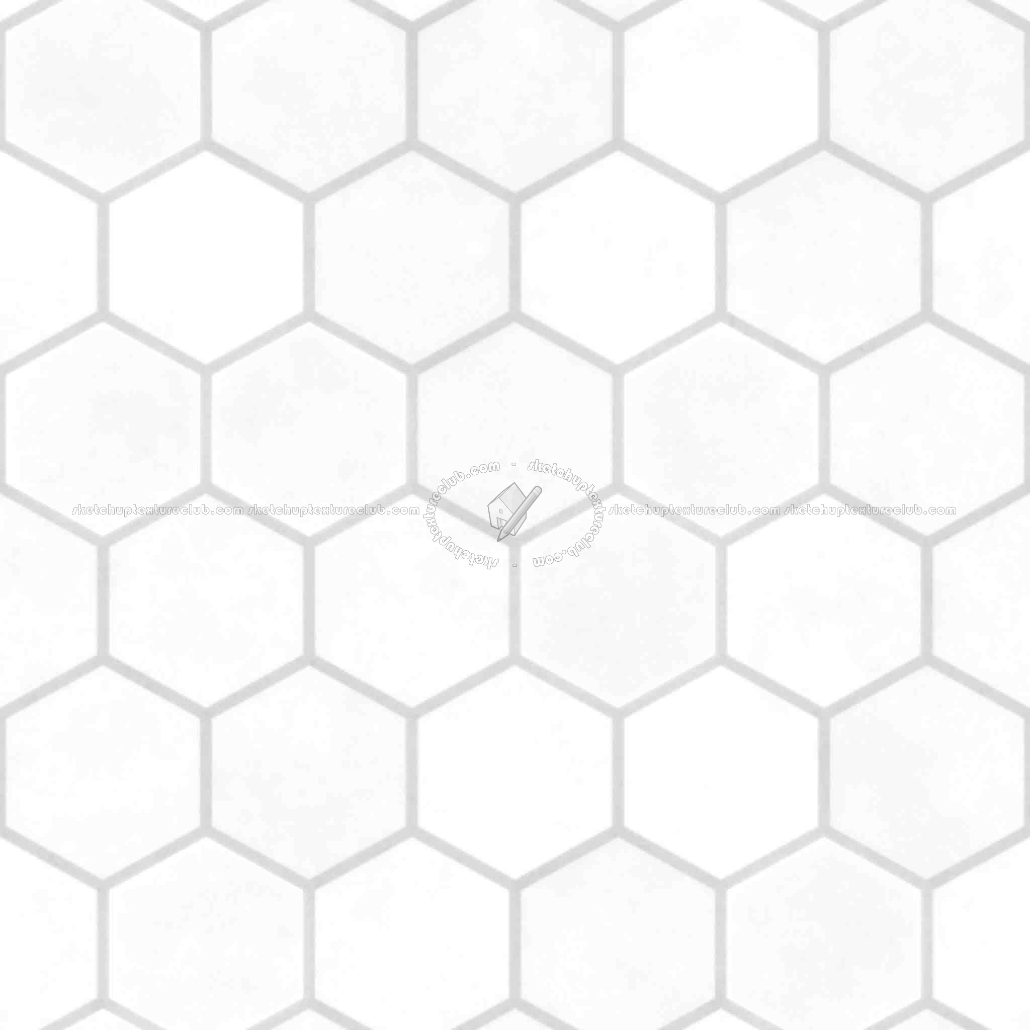 Textures   -   ARCHITECTURE   -   PAVING OUTDOOR   -   Hexagonal  - Concrete paving hexagon PBR texture seamless 21844 - Ambient occlusion