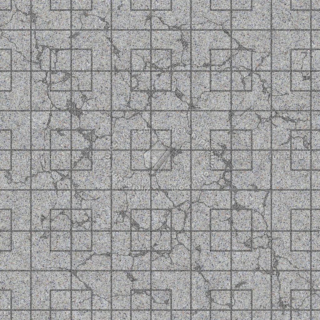 Textures   -   ARCHITECTURE   -   PAVING OUTDOOR   -   Concrete   -   Blocks damaged  - Concrete paving outdoor damaged texture seamless 05542 (seamless)