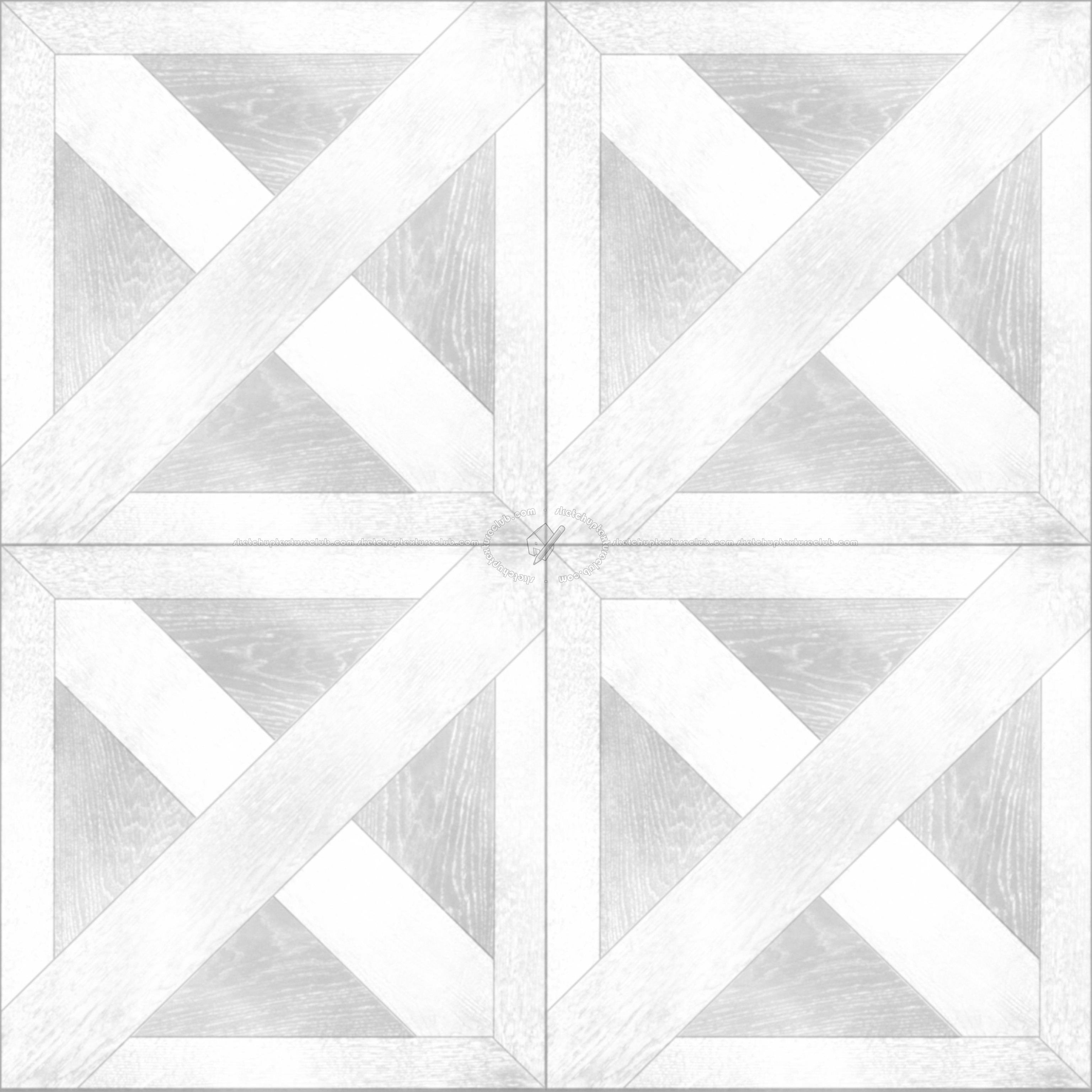 Textures   -   ARCHITECTURE   -   WOOD FLOORS   -   Geometric pattern  - Parquet geometric pattern texture seamless 04784 - Ambient occlusion