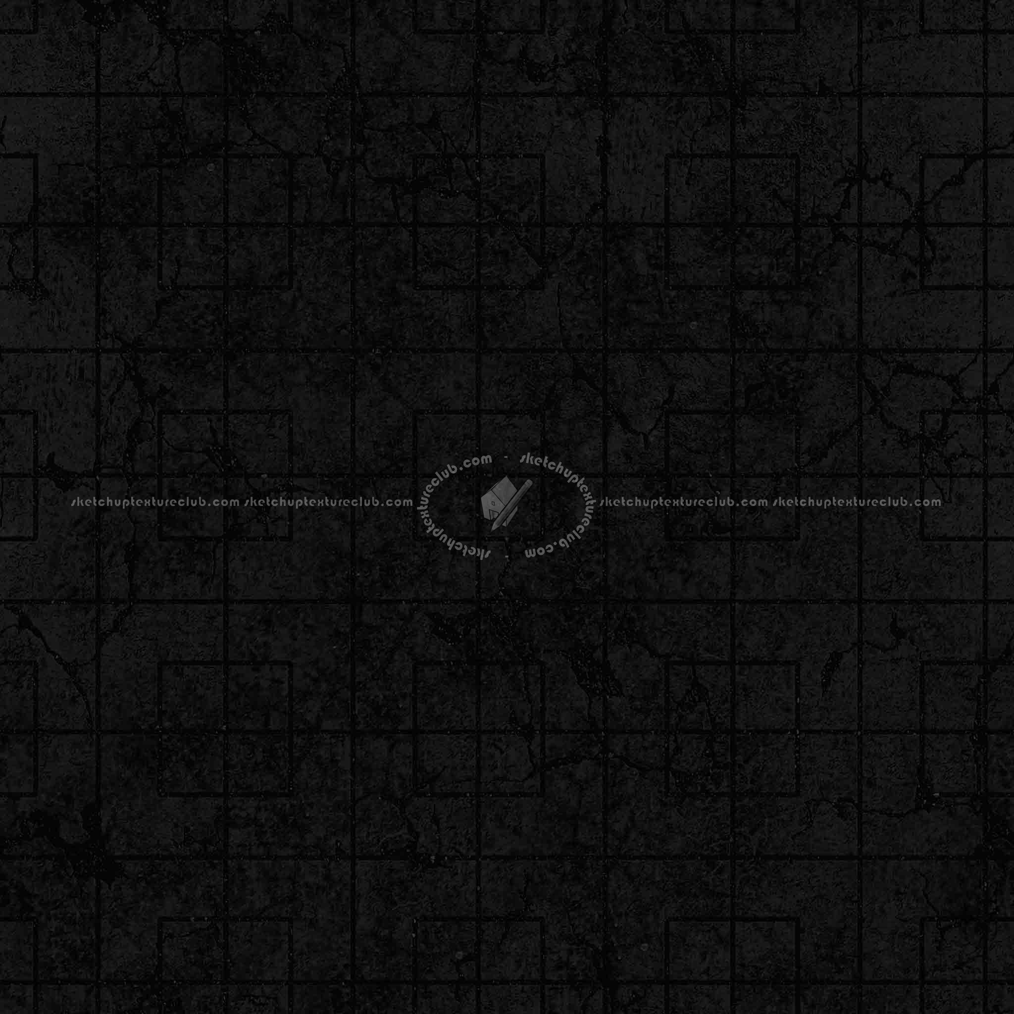 Textures   -   ARCHITECTURE   -   PAVING OUTDOOR   -   Concrete   -   Blocks damaged  - Concrete paving outdoor damaged texture seamless 05543 - Specular