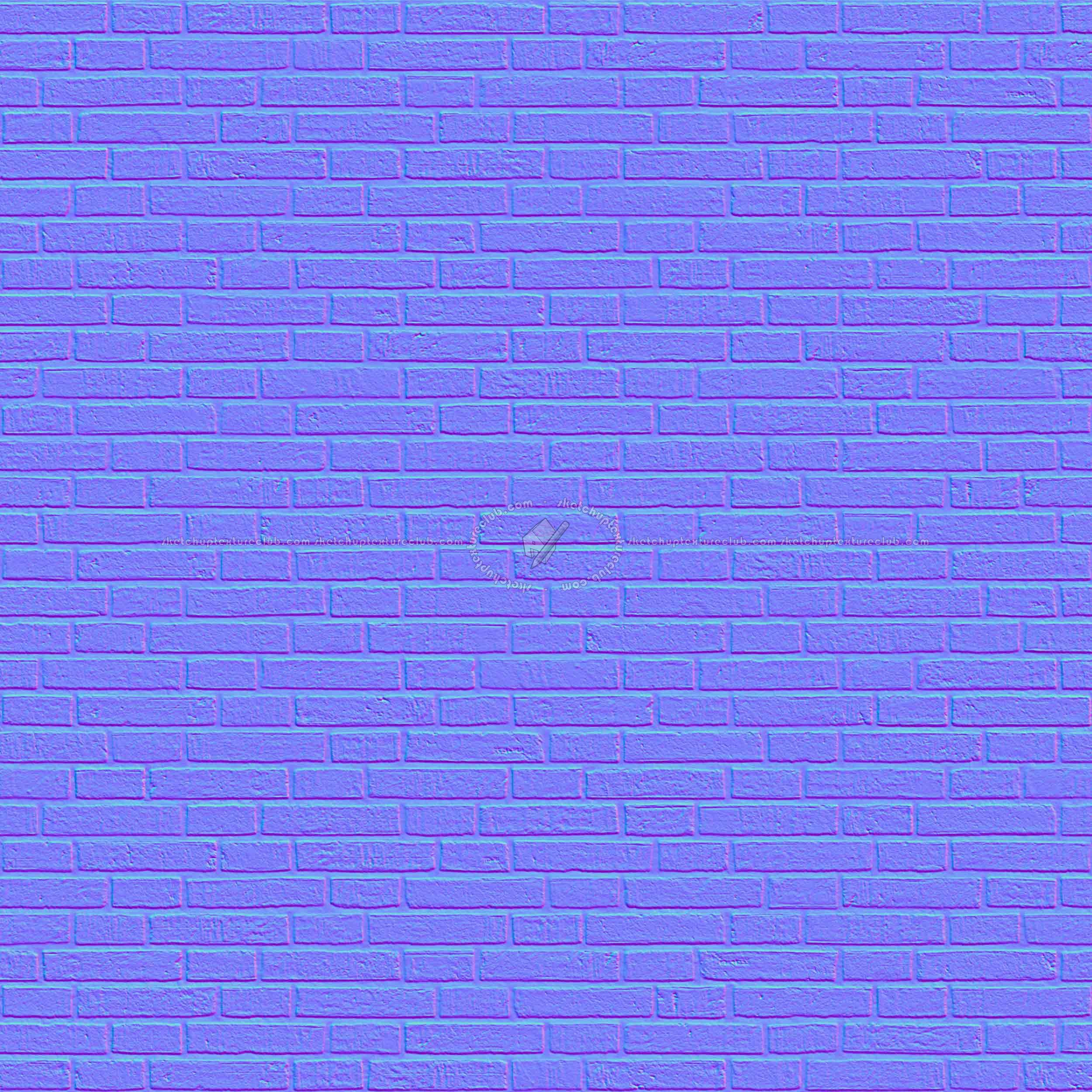 Textures   -   ARCHITECTURE   -   BRICKS   -   Old bricks  - Old bricks texture seamless 00397 - Normal