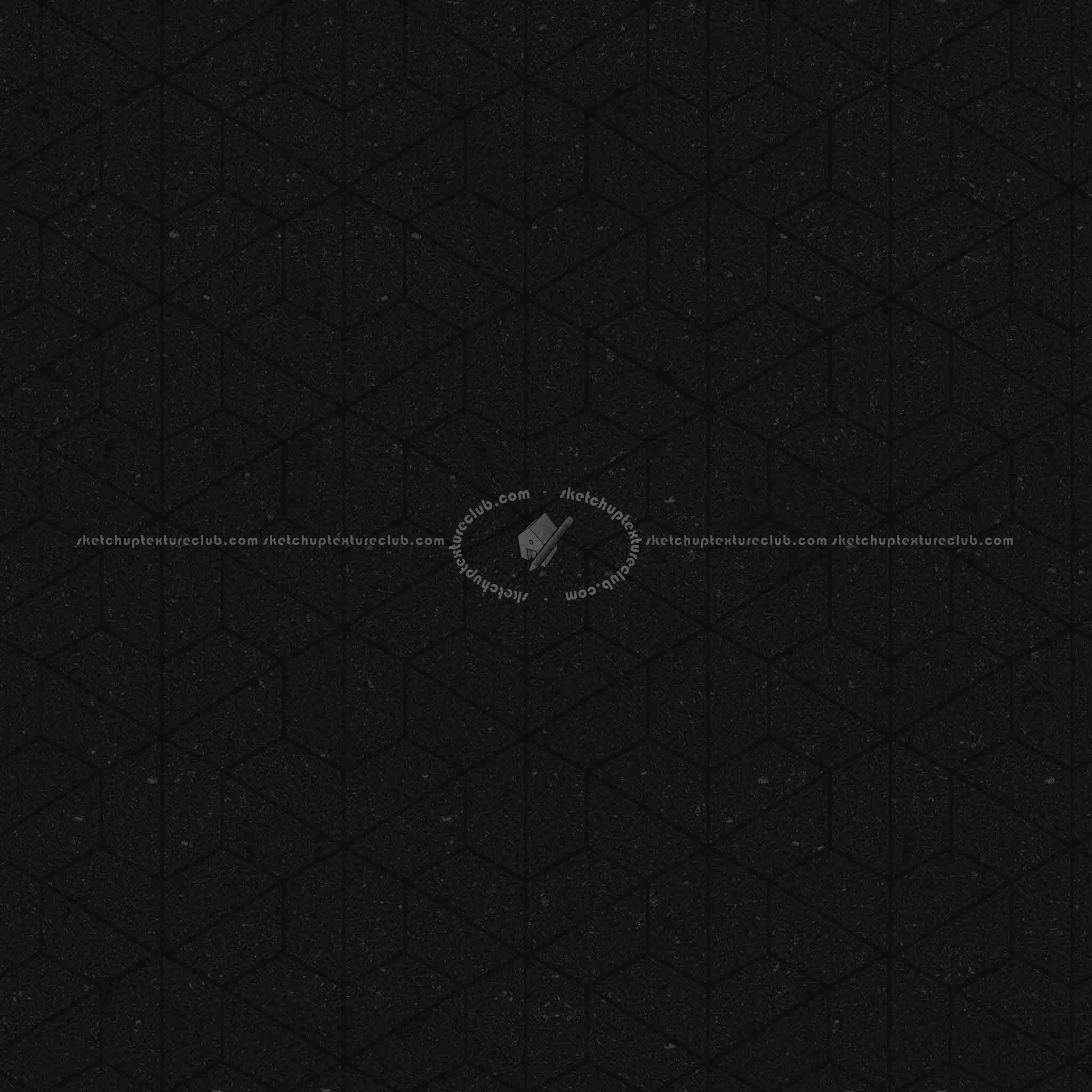 Textures   -   ARCHITECTURE   -   PAVING OUTDOOR   -   Concrete   -   Blocks mixed  - Paving concrete mixed size texture seamless 05624 - Specular