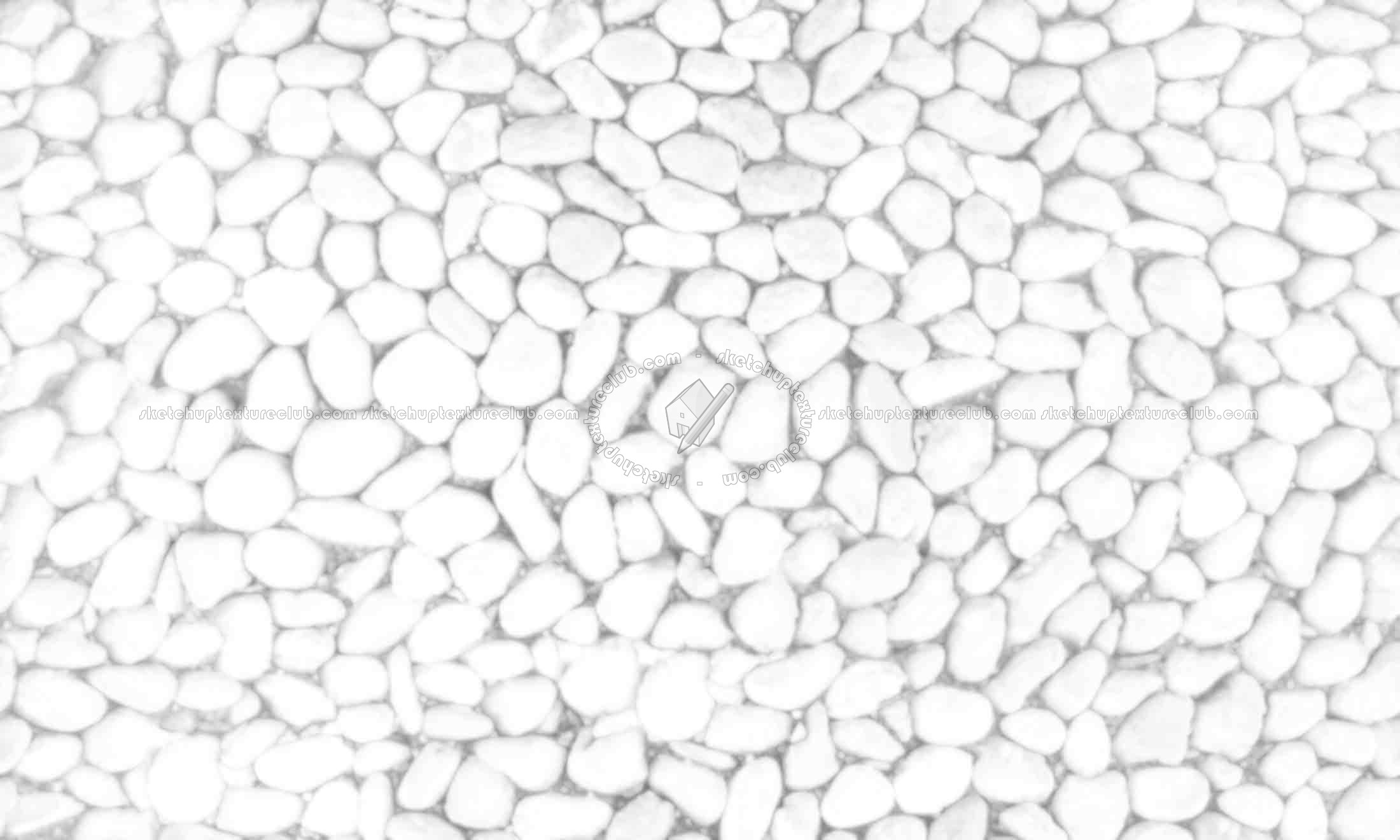 Textures   -   ARCHITECTURE   -   ROADS   -   Paving streets   -   Rounded cobble  - Road rounded cobblestone texture seamless 19802 - Ambient occlusion