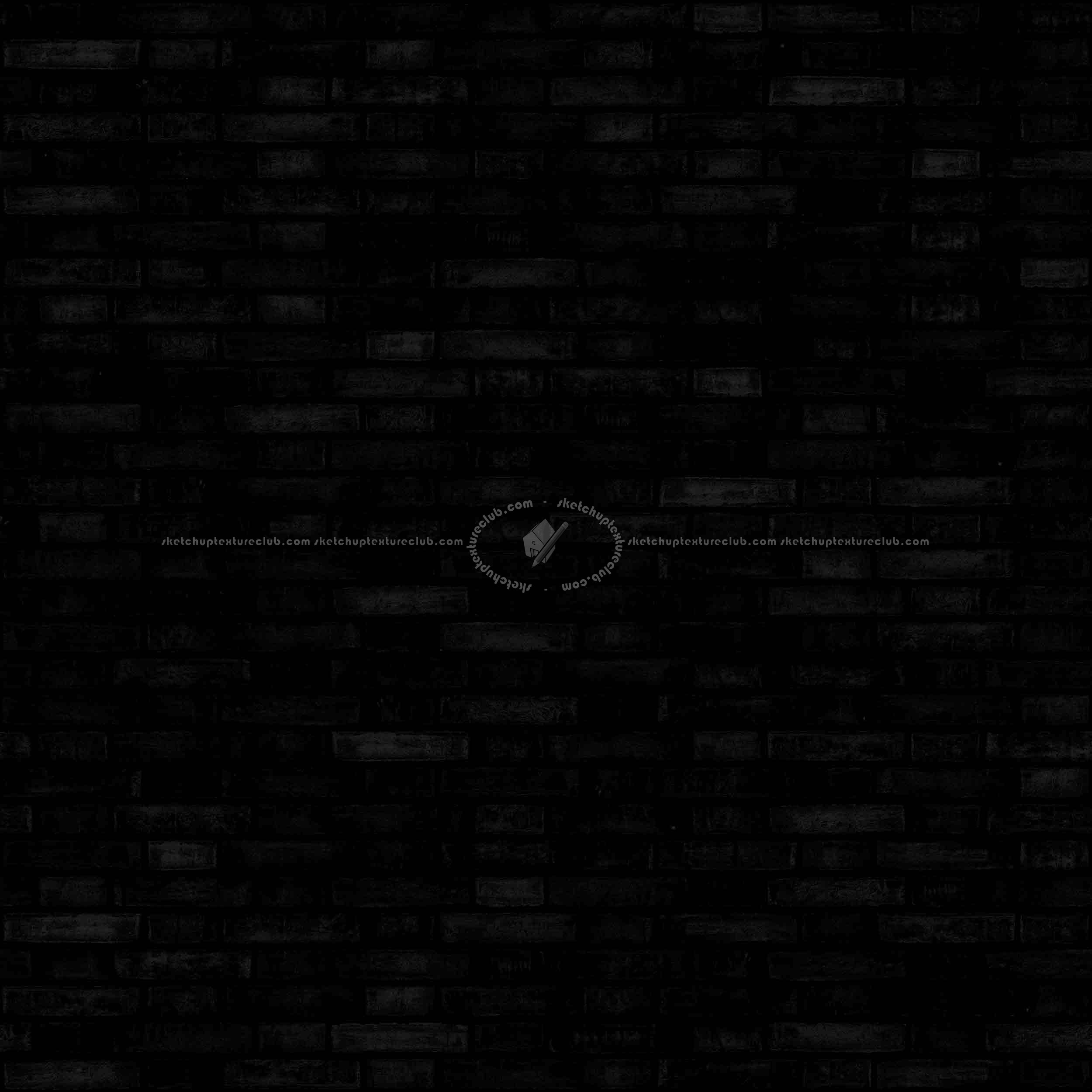 Textures   -   ARCHITECTURE   -   BRICKS   -   Facing Bricks   -   Rustic  - Rustic bricks texture seamless 00237 - Specular