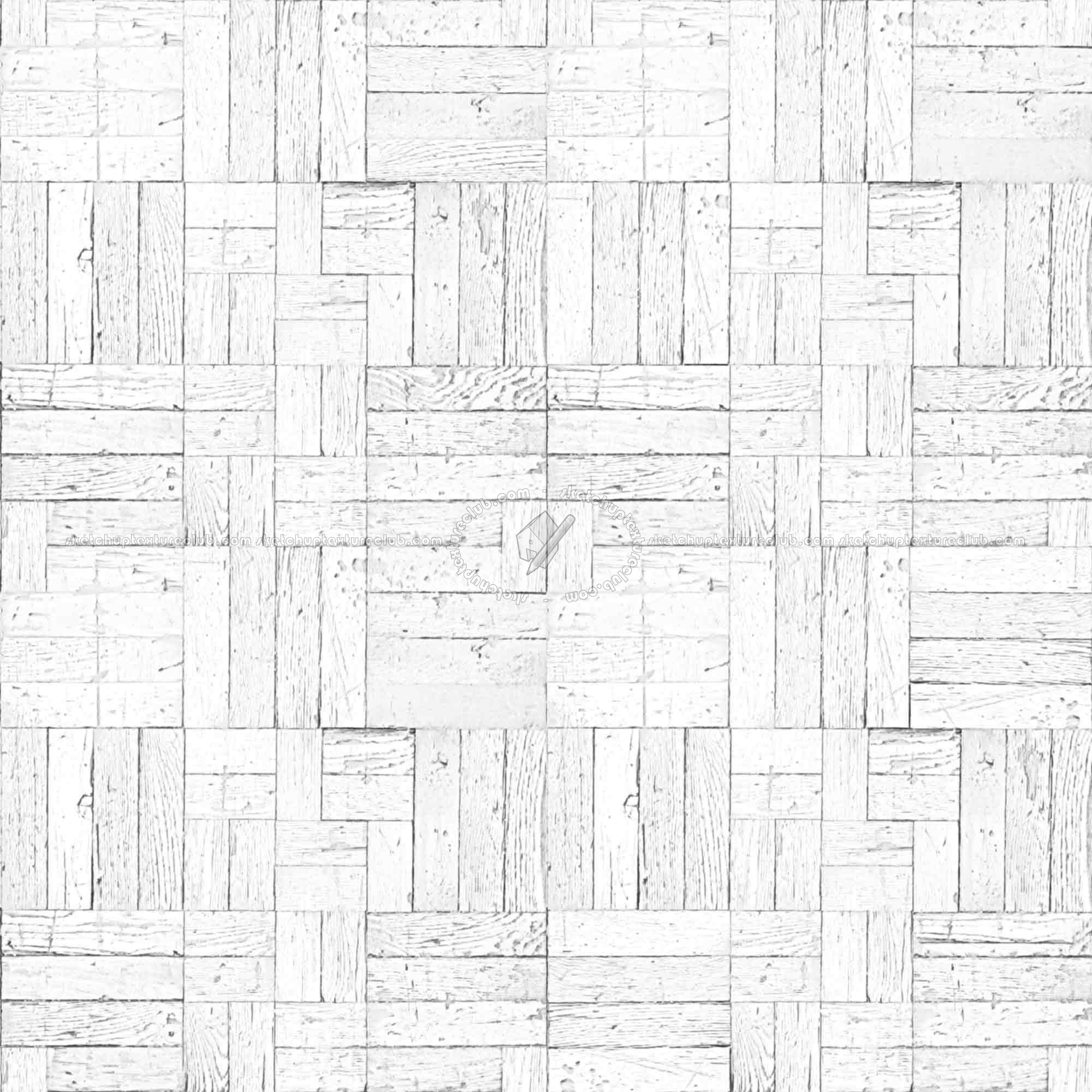 Textures   -   ARCHITECTURE   -   WOOD FLOORS   -   Parquet square  - Old dark wood flooring square texture seamless 20480 - Ambient occlusion