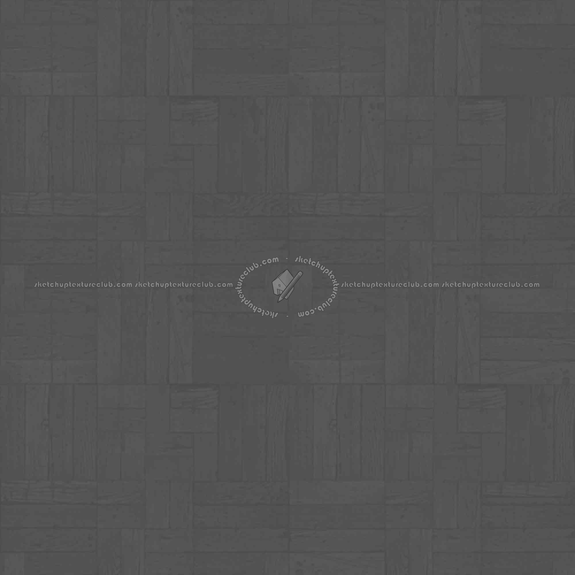 Textures   -   ARCHITECTURE   -   WOOD FLOORS   -   Parquet square  - Old dark wood flooring square texture seamless 20480 - Displacement
