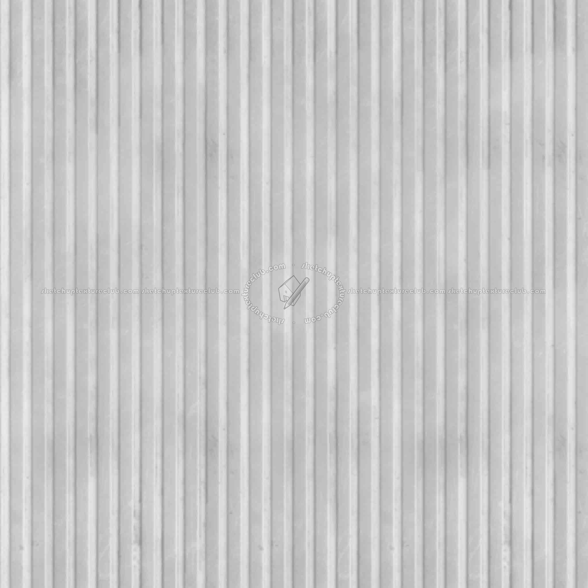 Textures   -   MATERIALS   -   METALS   -   Corrugated  - Steel corrugated rusty metal texture seamless 09982 - Displacement