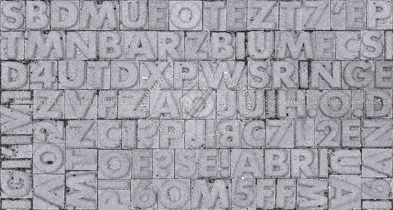 Textures   -   ARCHITECTURE   -   PAVING OUTDOOR   -   Concrete   -   Blocks mixed  - Concrete paving outdoor fonts texture seamless 18225 (seamless)