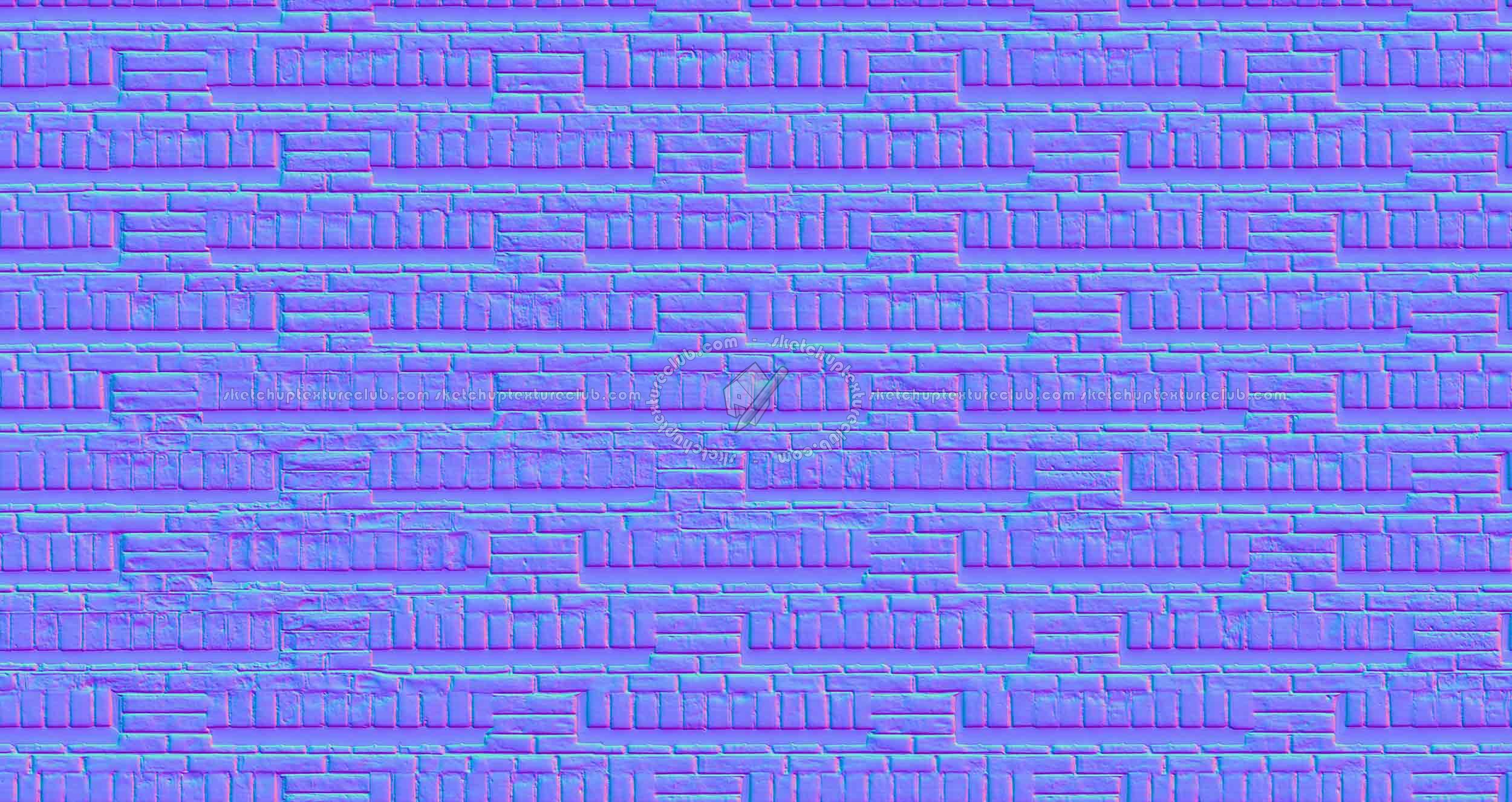 Textures   -   ARCHITECTURE   -   BRICKS   -   Special Bricks  - Italy vintage dirt special wall briks texture seamless 18204 - Normal