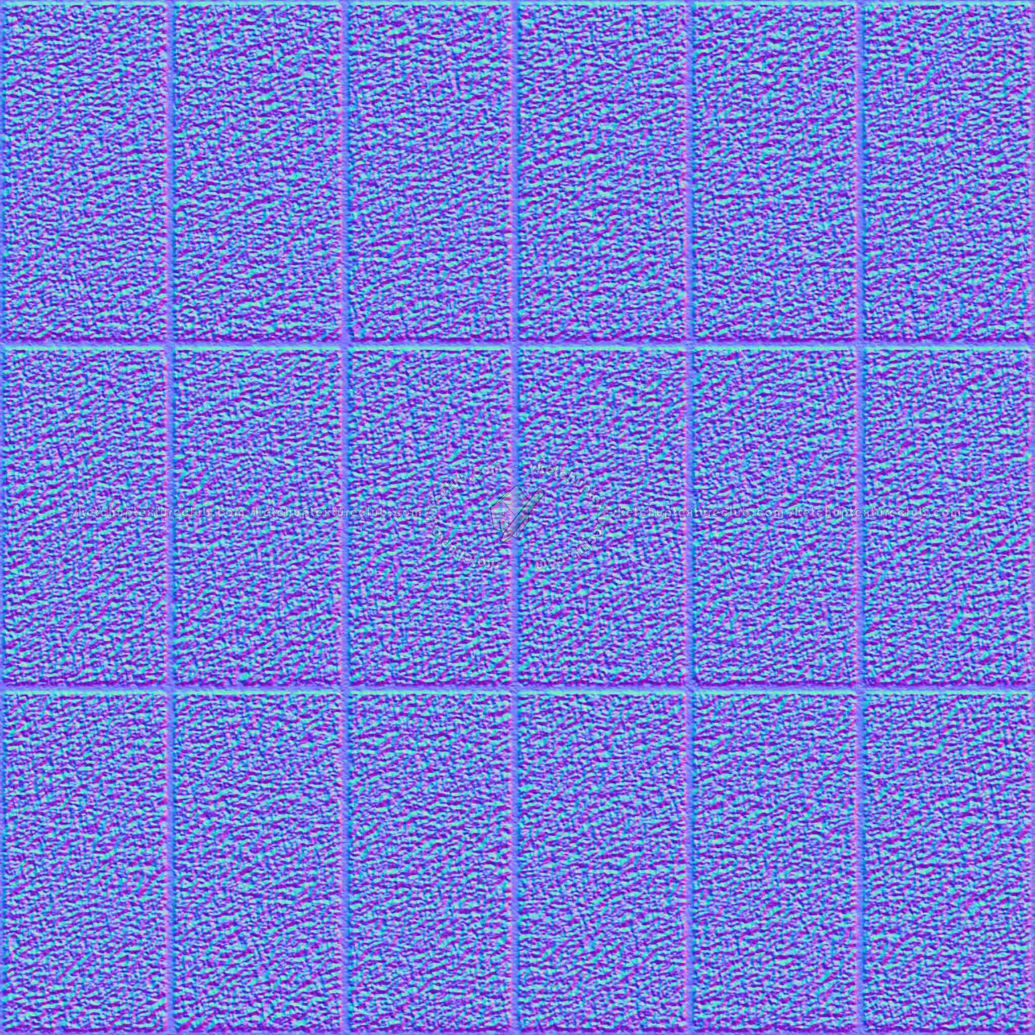 Textures   -   ARCHITECTURE   -   PAVING OUTDOOR   -   Concrete   -   Blocks regular  - Paving outdoor concrete regular block texture seamless 05691 - Normal