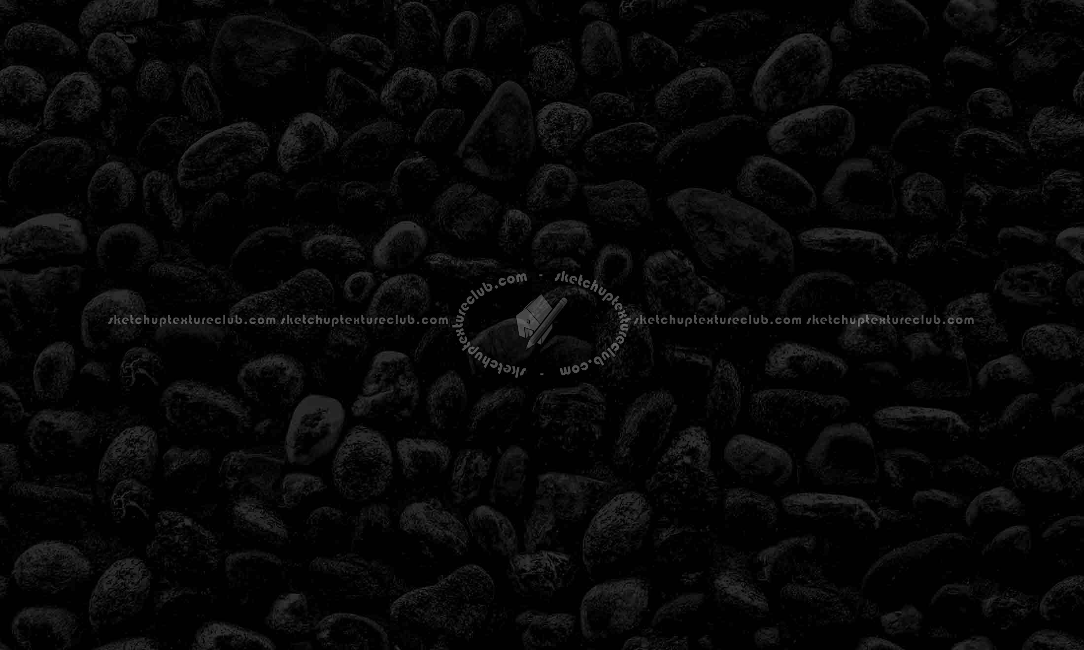 Textures   -   ARCHITECTURE   -   ROADS   -   Paving streets   -   Rounded cobble  - Rounded cobblestone texture seamless 20195 - Specular