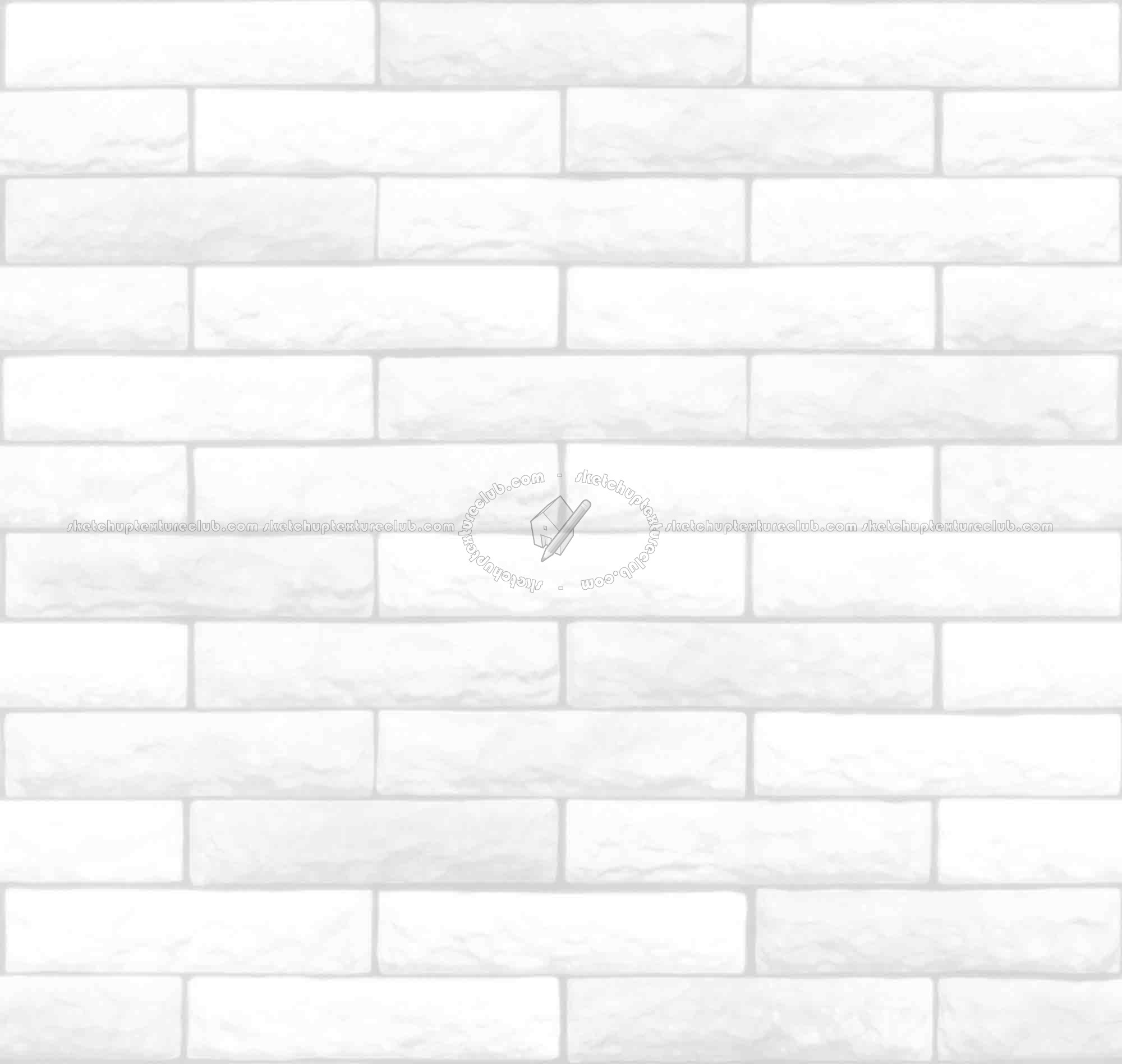 Textures   -   ARCHITECTURE   -   BRICKS   -   Facing Bricks   -   Rustic  - Rustic bricks texture seamless 00239 - Ambient occlusion