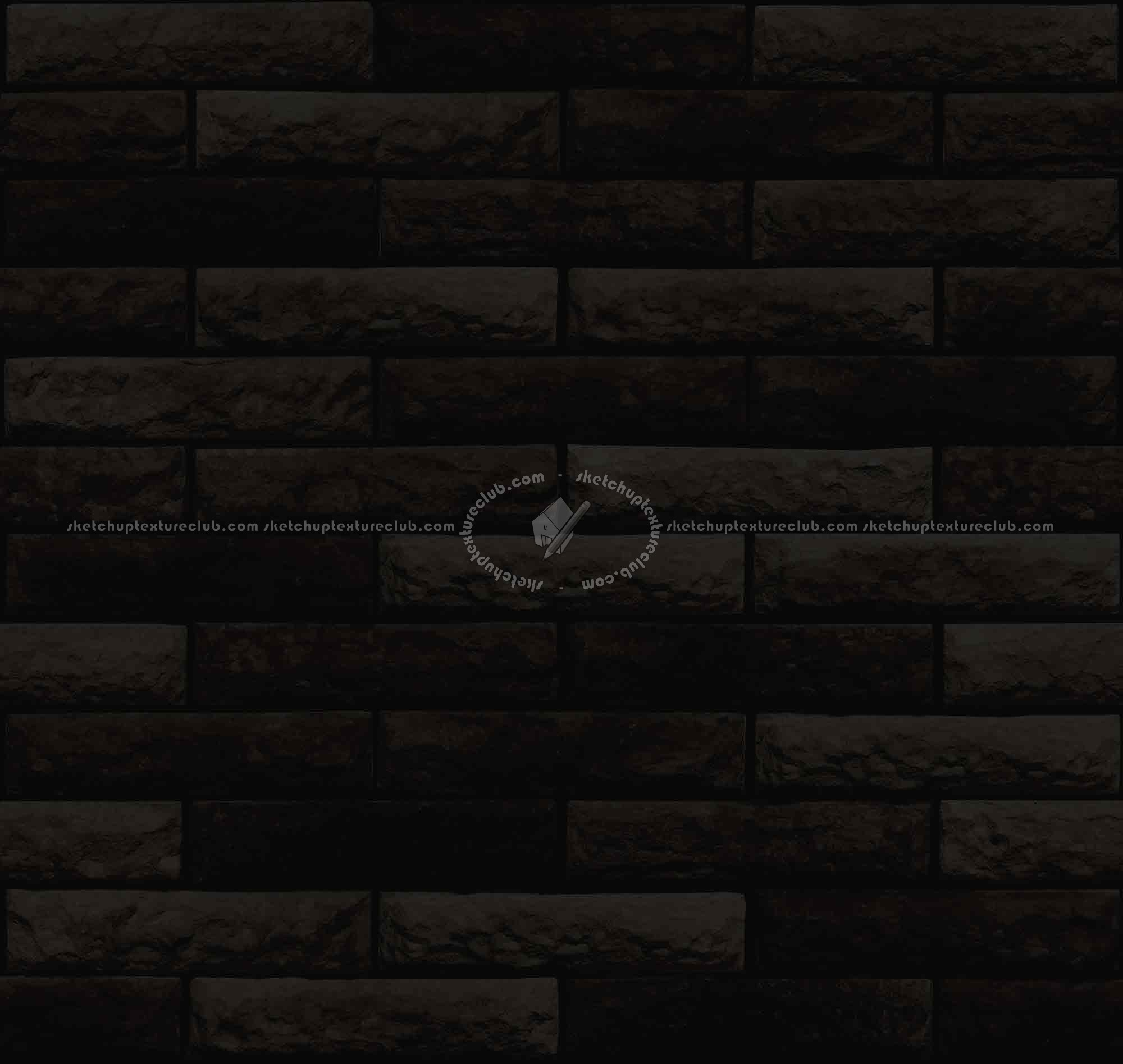 Textures   -   ARCHITECTURE   -   BRICKS   -   Facing Bricks   -   Rustic  - Rustic bricks texture seamless 00239 - Specular