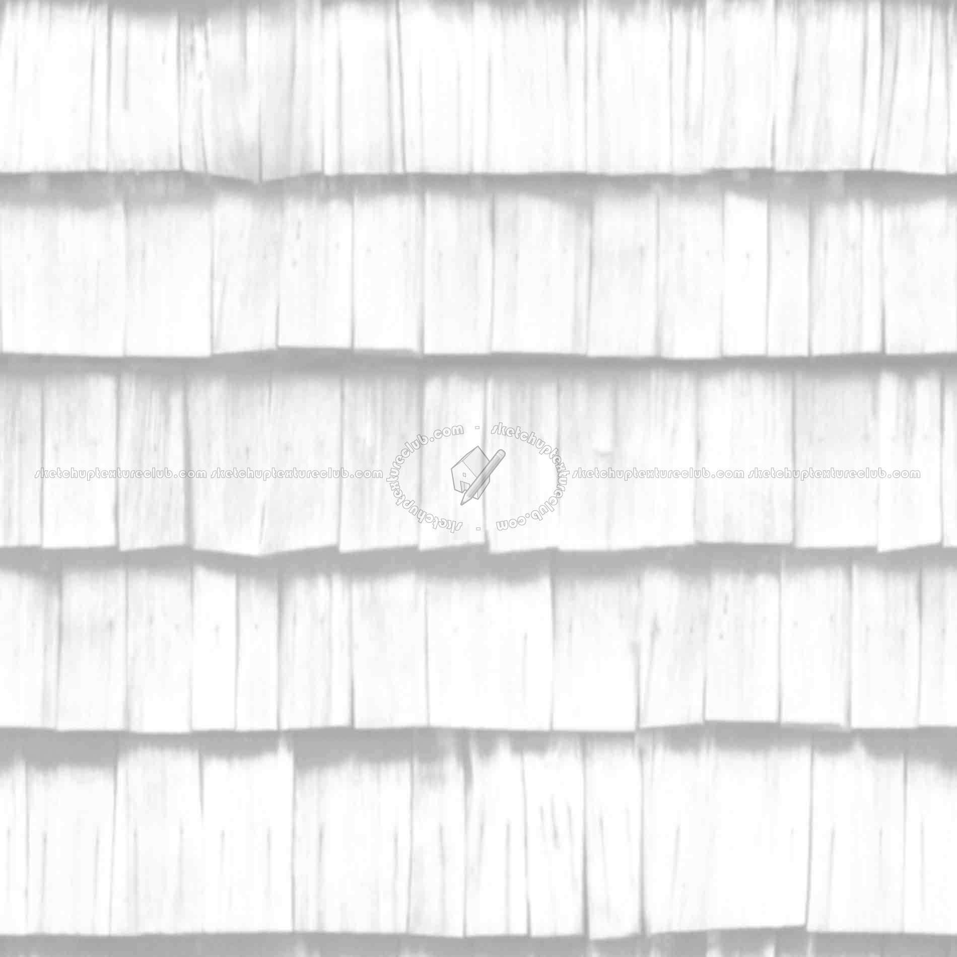 Textures   -   ARCHITECTURE   -   ROOFINGS   -   Shingles wood  - Wood shingle roof texture seamless 03843 - Ambient occlusion