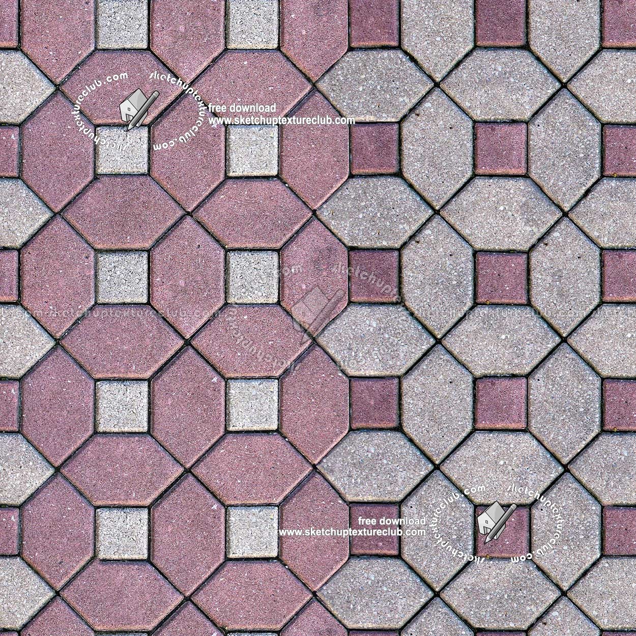 Textures   -   ARCHITECTURE   -   PAVING OUTDOOR   -   Concrete   -   Blocks mixed  - Concrete paving outdoor texture seamless 20499 (seamless)