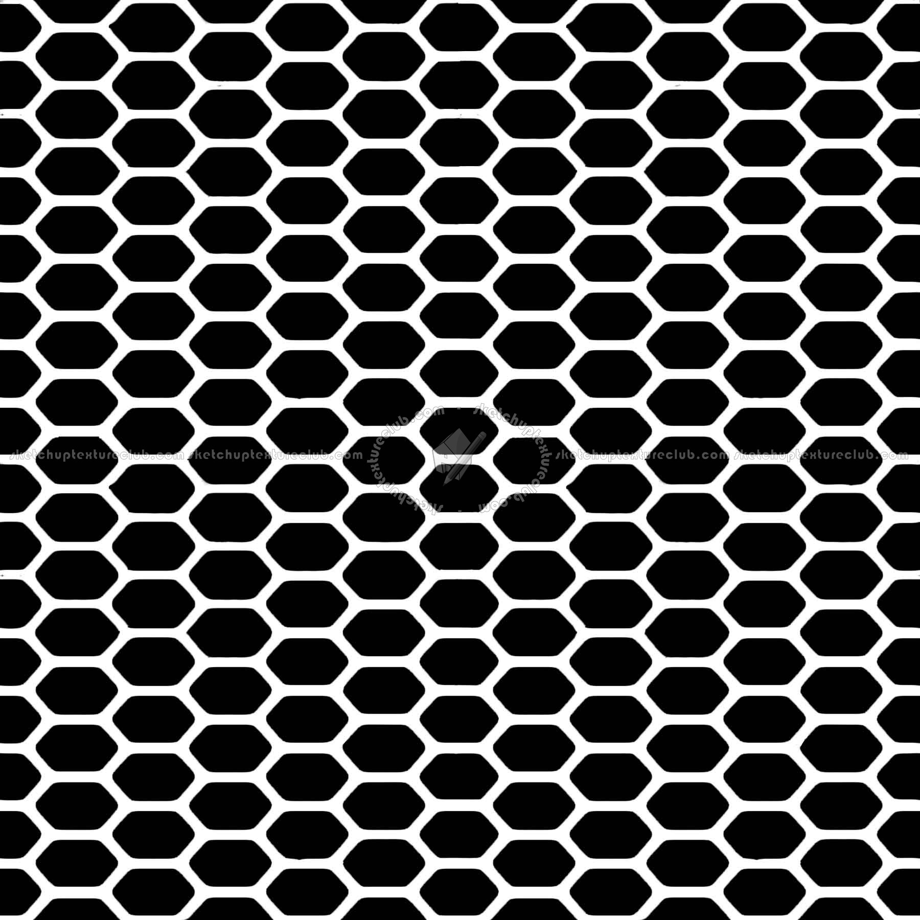 Textures   -   MATERIALS   -   METALS   -   Perforated  - Mesh steel perforate metal texture seamless 10538 - Mask