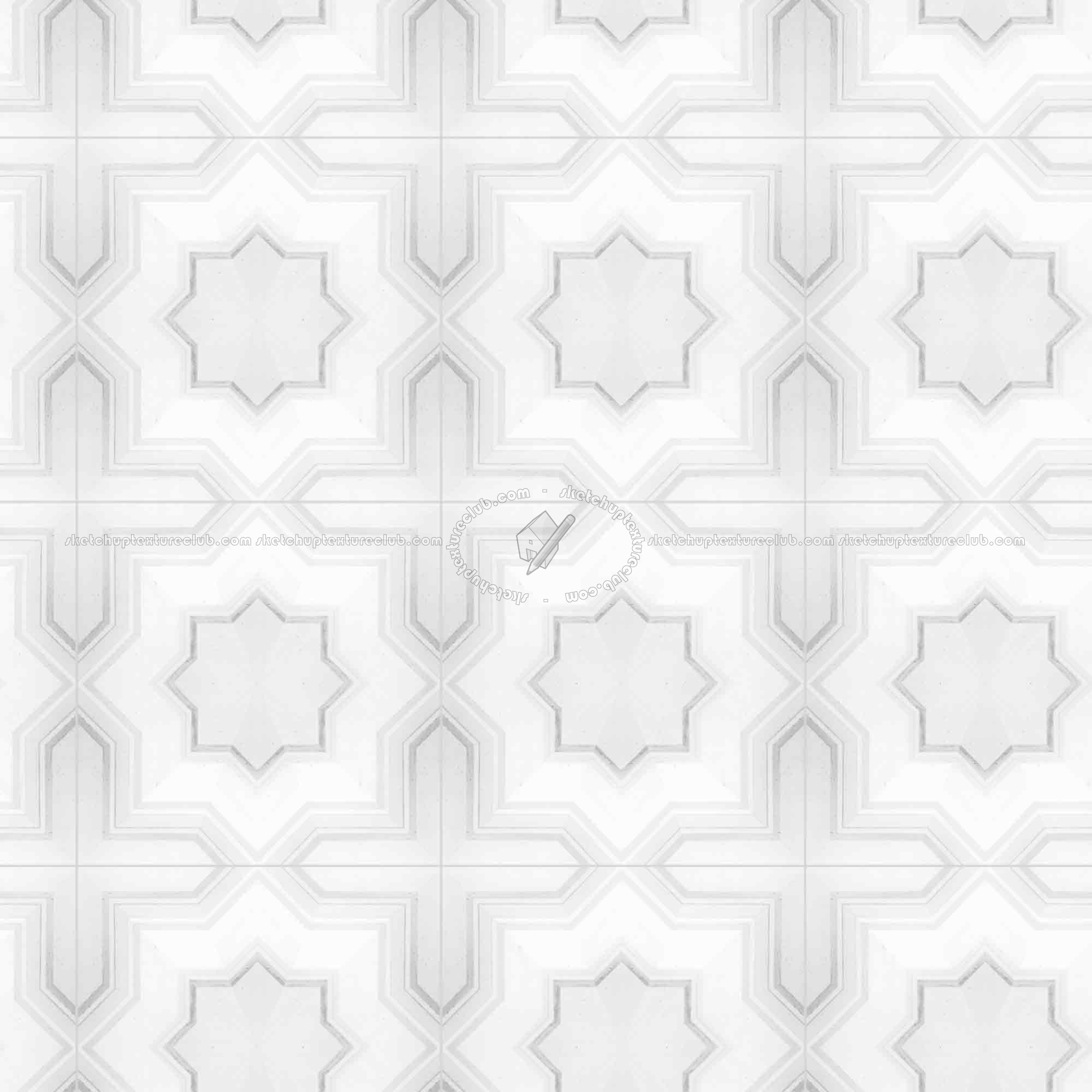 Textures   -   ARCHITECTURE   -   WOOD FLOORS   -   Geometric pattern  - Parquet geometric pattern texture seamless 04788 - Ambient occlusion
