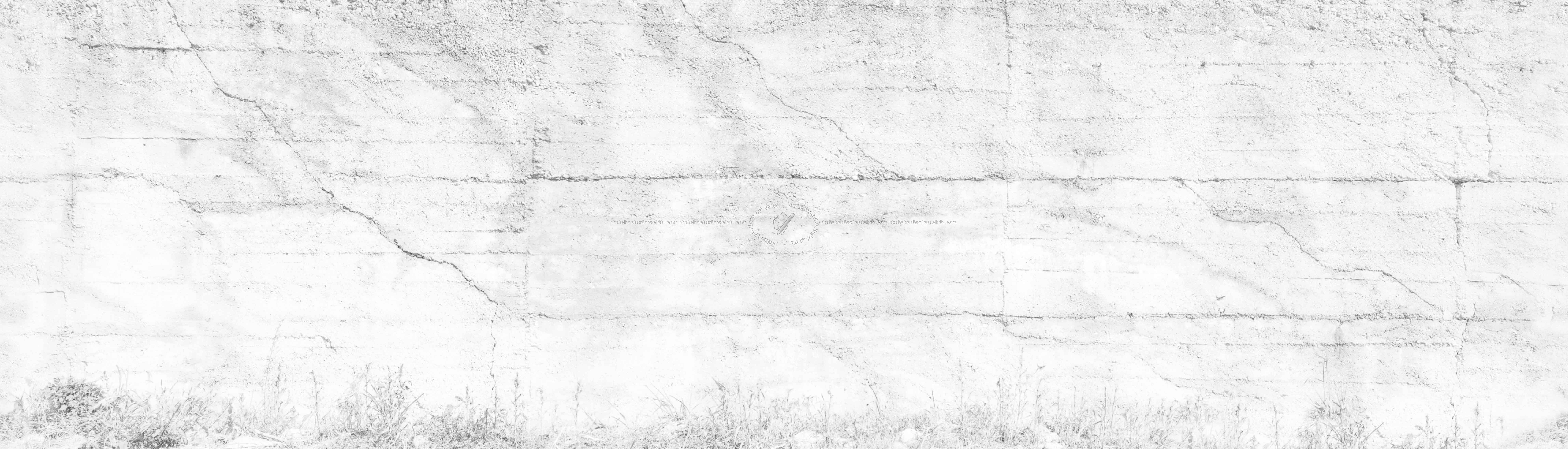 Textures   -   ARCHITECTURE   -   CONCRETE   -   Bare   -   Damaged walls  - Concrete damaged plates wall texture horizontal seamless 17926 - Ambient occlusion
