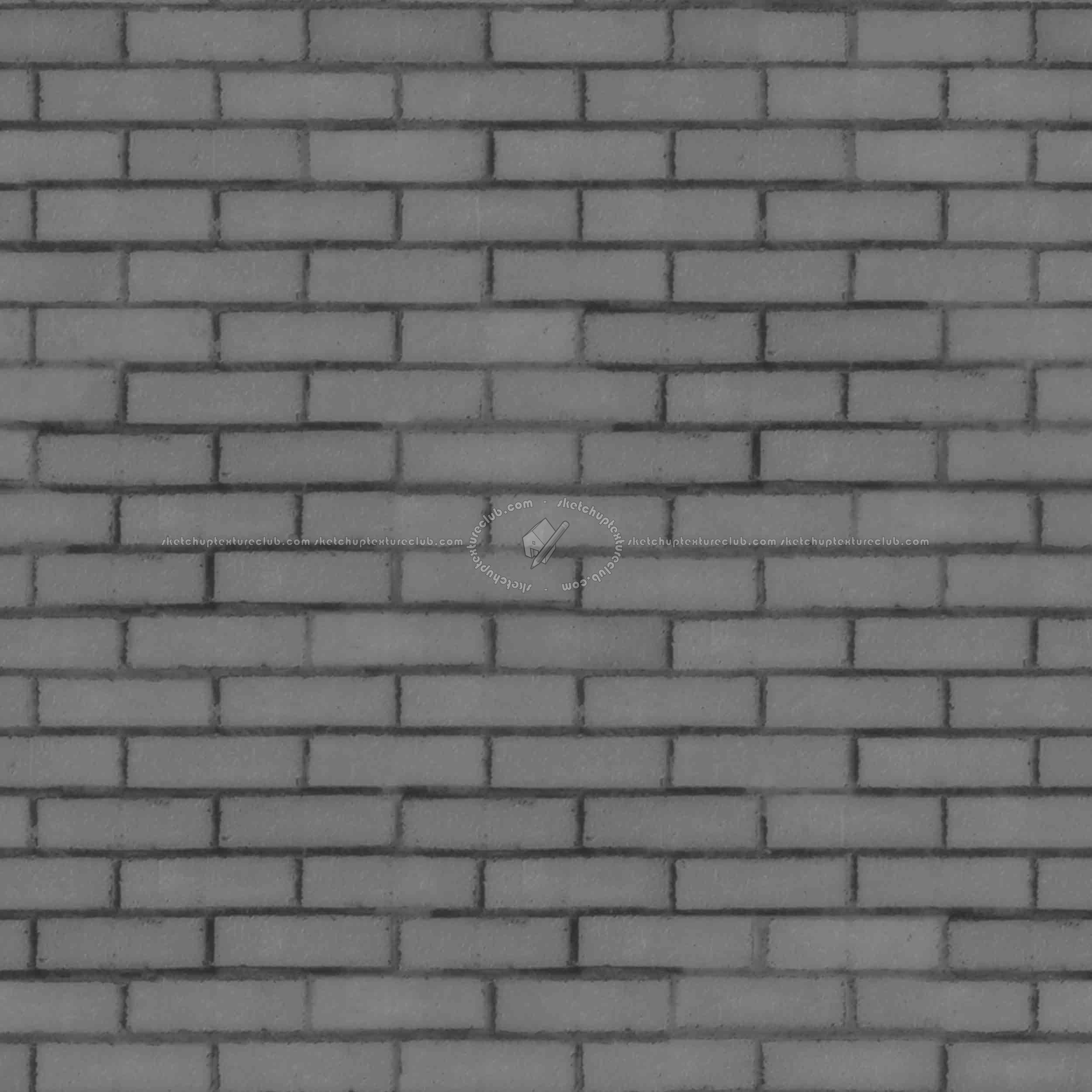 Textures   -   ARCHITECTURE   -   BRICKS   -   Facing Bricks   -   Smooth  - Facing smooth bricks texture seamless 00317 - Displacement