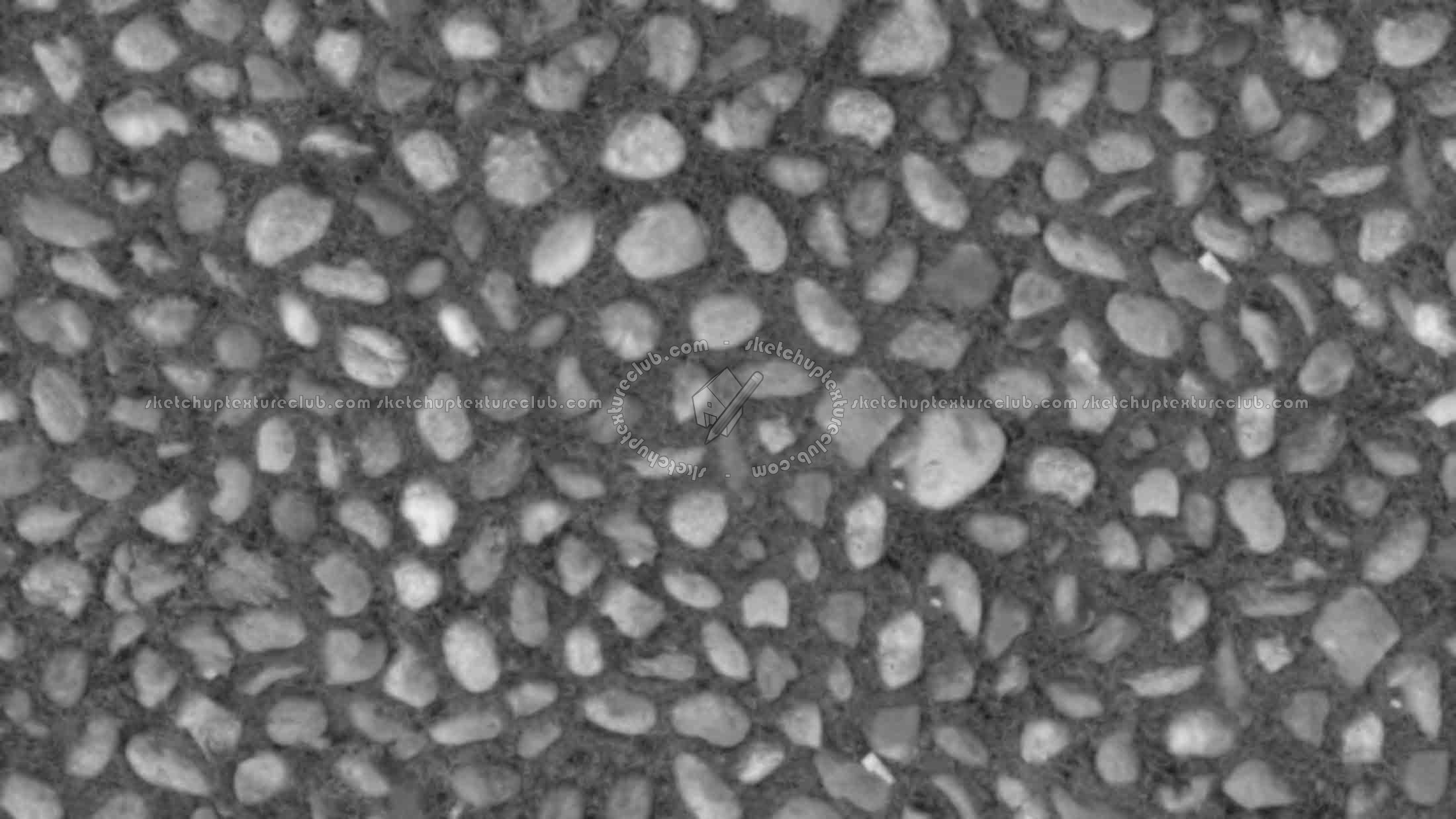 Textures   -   ARCHITECTURE   -   ROADS   -   Paving streets   -   Rounded cobble  - Rounded cobblestone texture seamless 20435 - Displacement