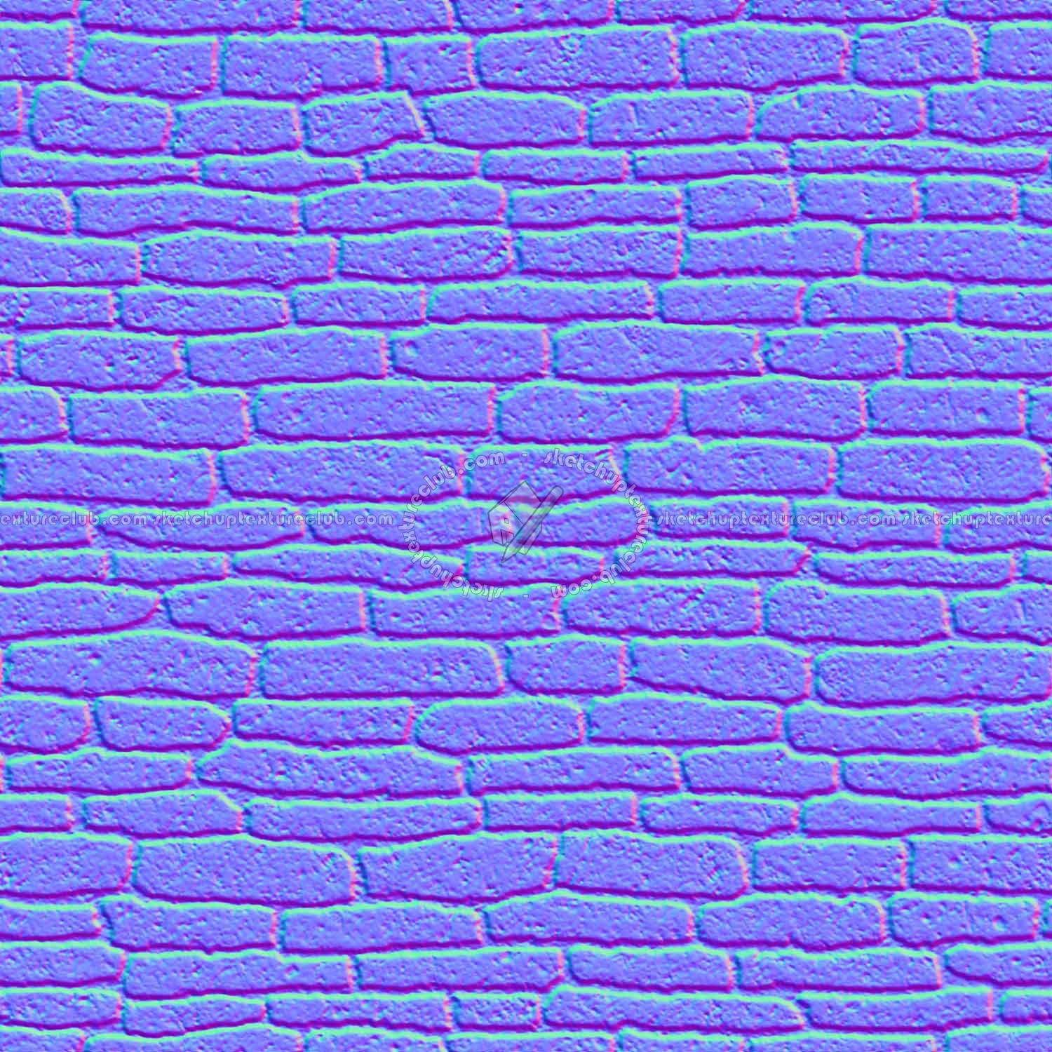 Textures   -   ARCHITECTURE   -   STONES WALLS   -   Stone blocks  - Wall stone with regular blocks texture seamless 08360 - Normal