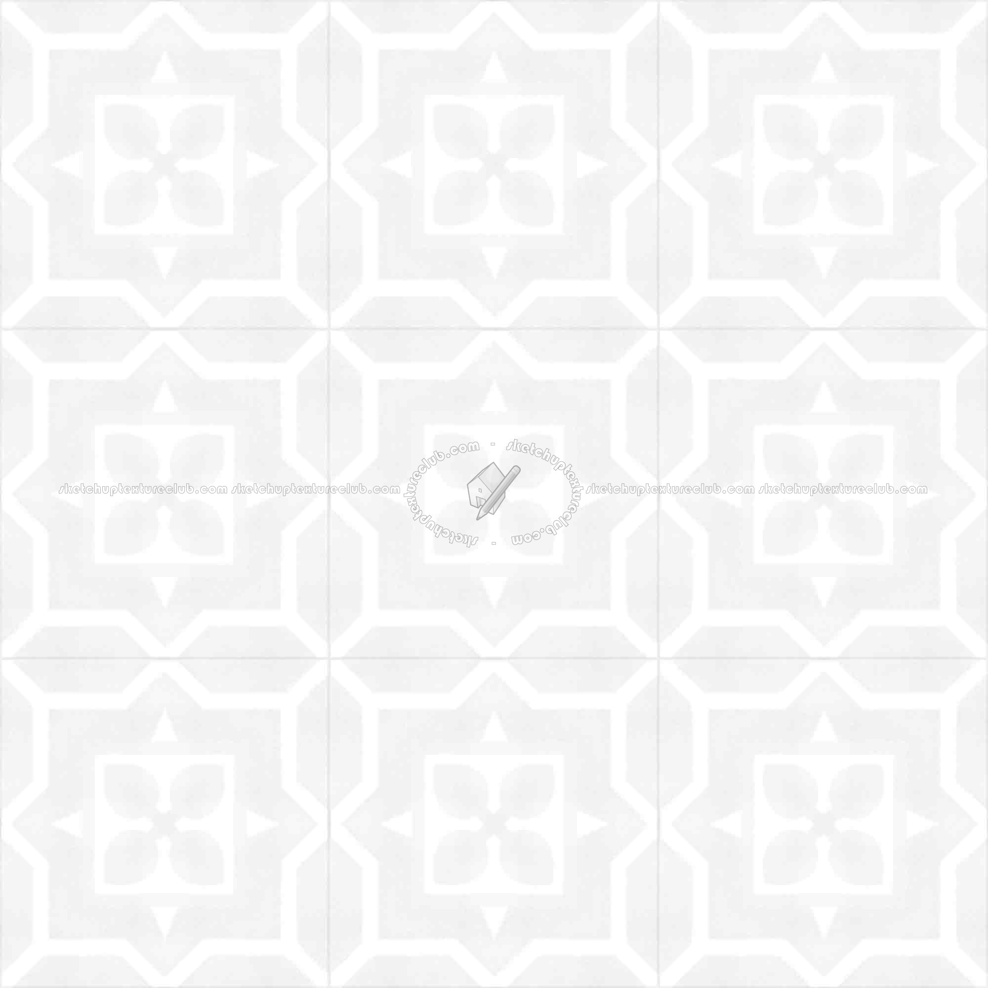 Textures   -   ARCHITECTURE   -   TILES INTERIOR   -   Cement - Encaustic   -   Cement  - Cement concrete tile texture seamless 13383 - Ambient occlusion