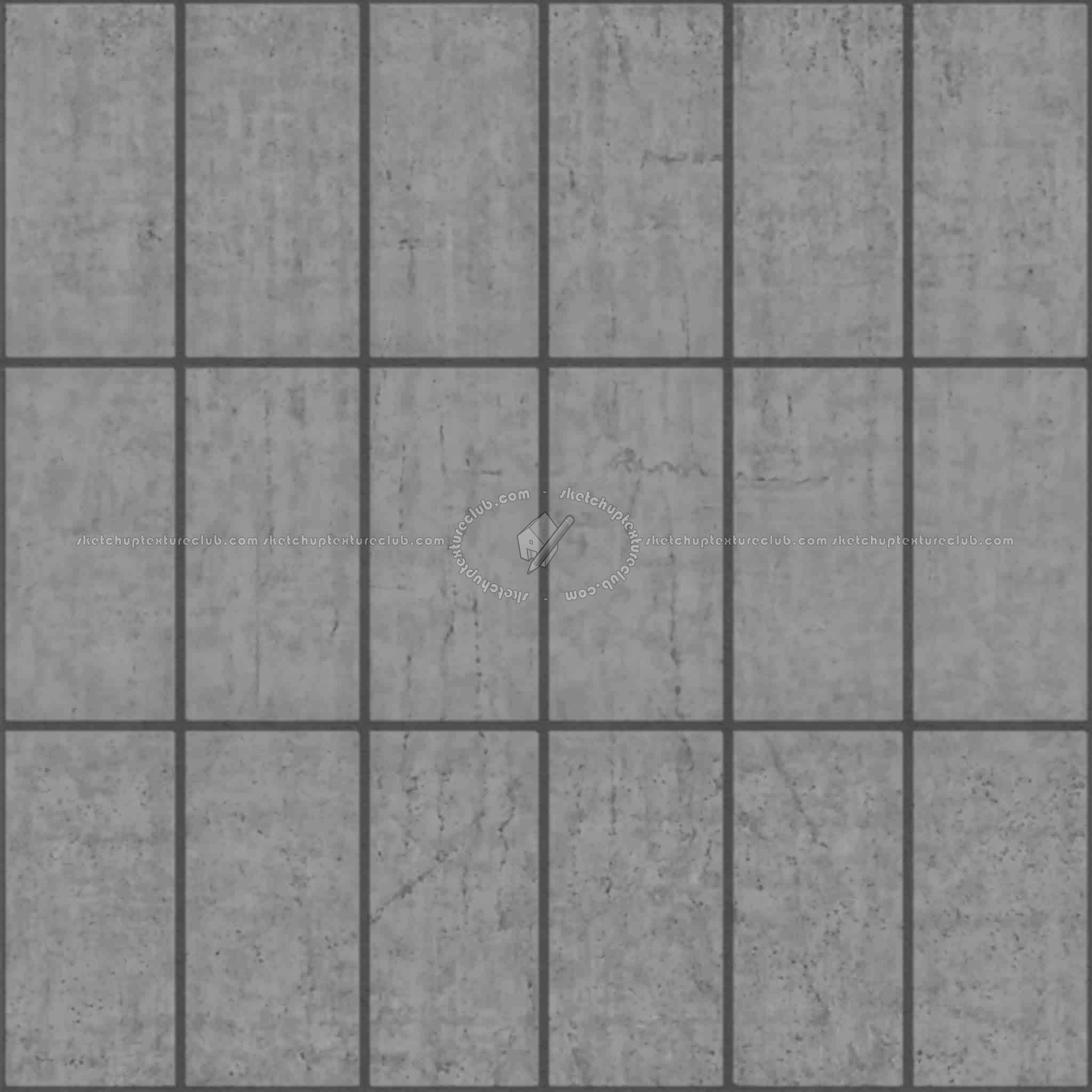 Textures   -   ARCHITECTURE   -   PAVING OUTDOOR   -   Concrete   -   Blocks regular  - Paving outdoor concrete regular block texture seamless 05694 - Displacement