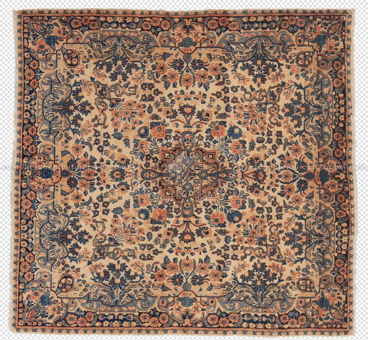 Textures   -   MATERIALS   -   RUGS   -   Vintage faded rugs  - vintage worn rug texture 21646