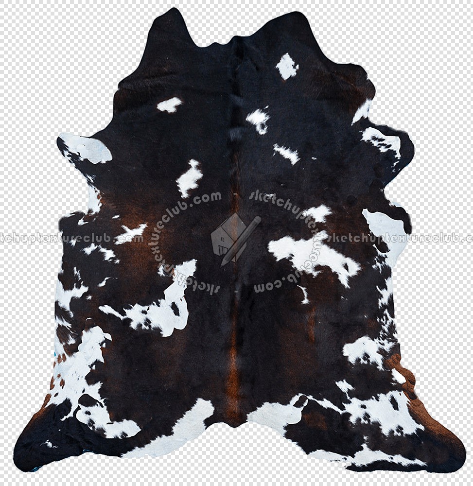 Textures   -   MATERIALS   -   RUGS   -   Cowhides rugs  - Cow leather rug texture 20015