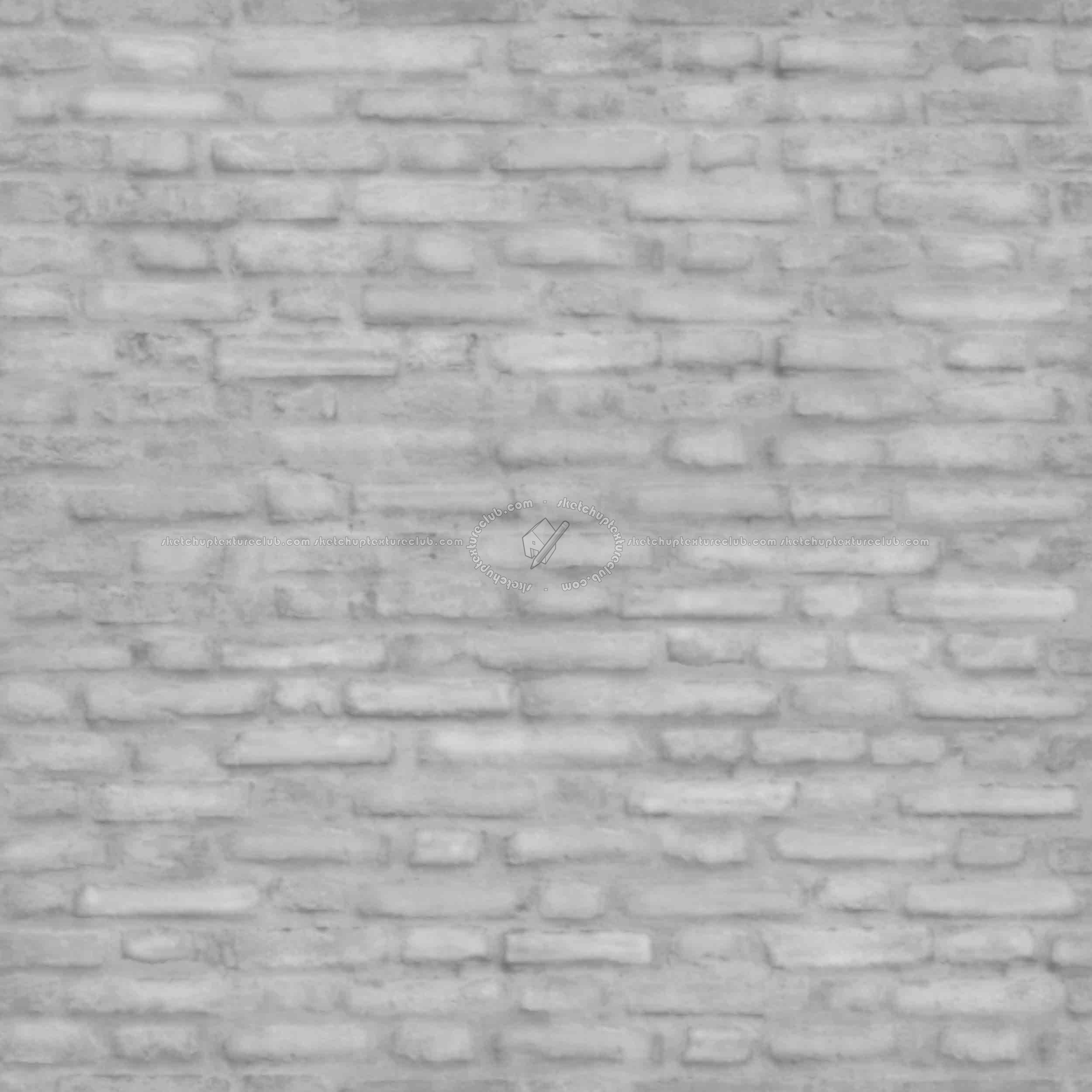 Textures   -   ARCHITECTURE   -   BRICKS   -   Dirty Bricks  - Dirty bricks texture seamless 00149 - Displacement