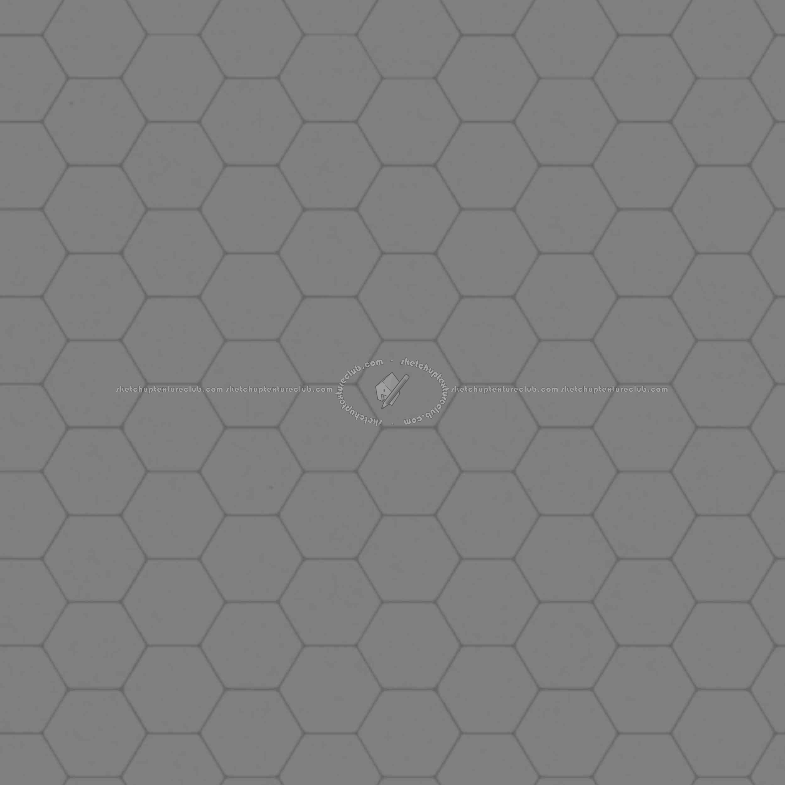 Textures   -   ARCHITECTURE   -   TILES INTERIOR   -   Marble tiles   -   Marble geometric patterns  - Hexagonal black marble tile texture seamless 1 21124 - Displacement