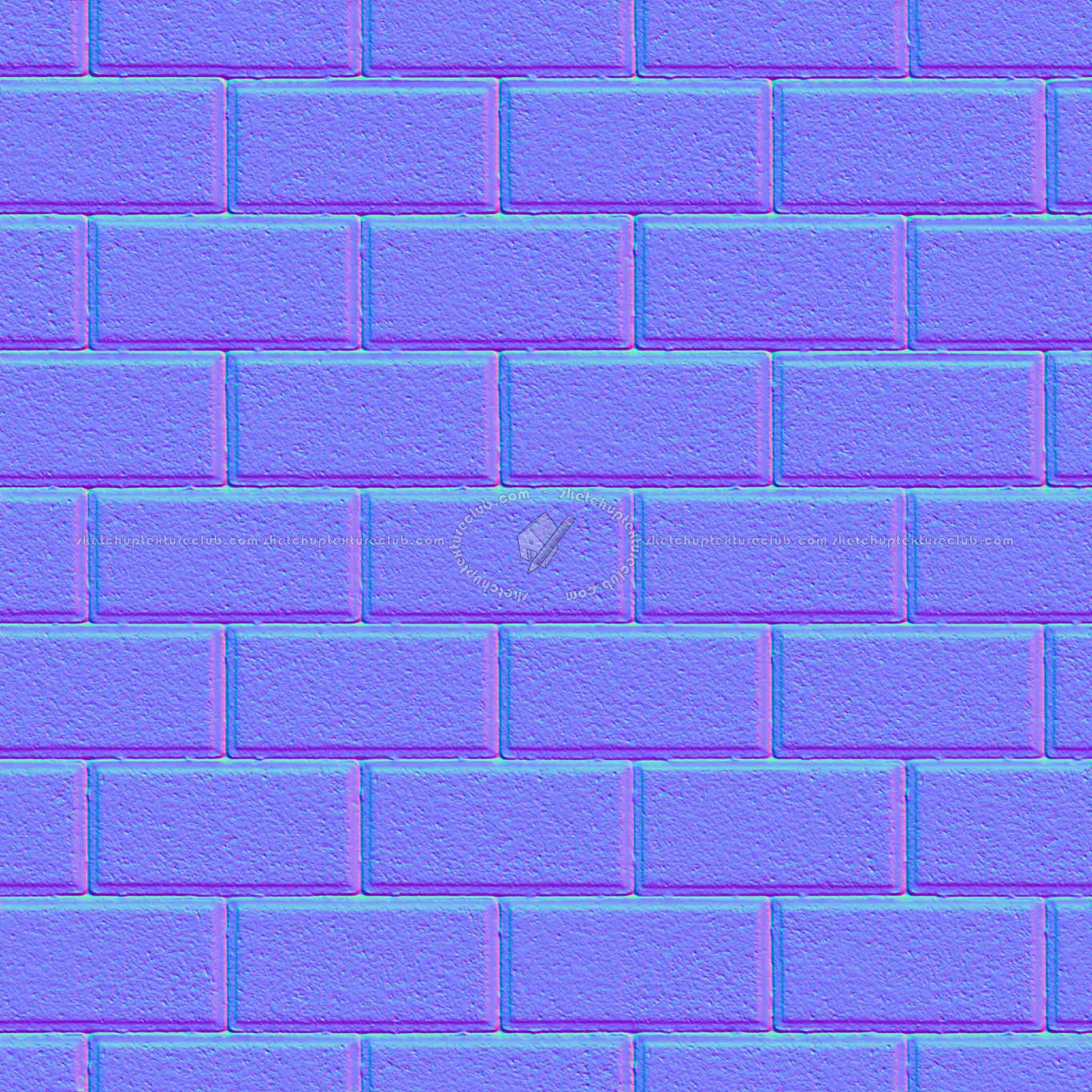 Textures   -   ARCHITECTURE   -   PAVING OUTDOOR   -   Concrete   -   Blocks regular  - Paving outdoor concrete regular block texture seamless 05632 - Normal