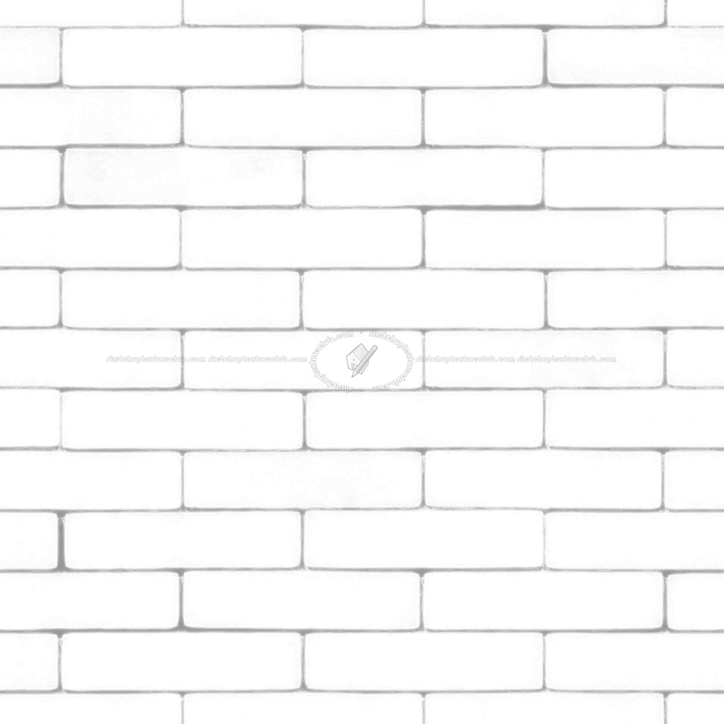 Textures   -   ARCHITECTURE   -   WALLS TILE OUTSIDE  - Wall cladding clay tiles texture seamless 21294 - Ambient occlusion