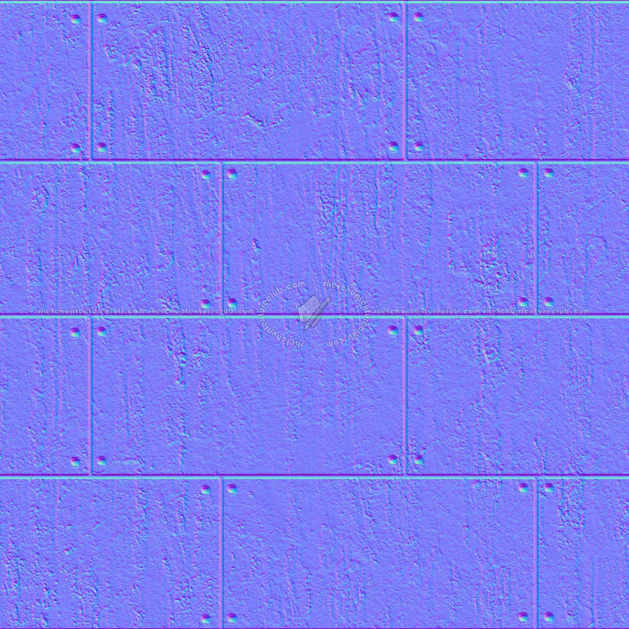 Textures   -   ARCHITECTURE   -   CONCRETE   -   Plates   -   Dirty  - Concrete dirt plates wall texture seamless 01785 - Normal