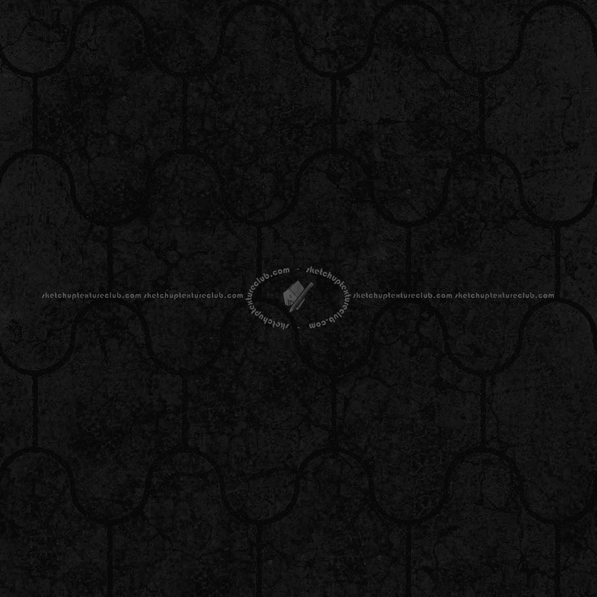 Textures   -   ARCHITECTURE   -   PAVING OUTDOOR   -   Concrete   -   Blocks damaged  - Concrete paving outdoor damaged texture seamless 05548 - Specular