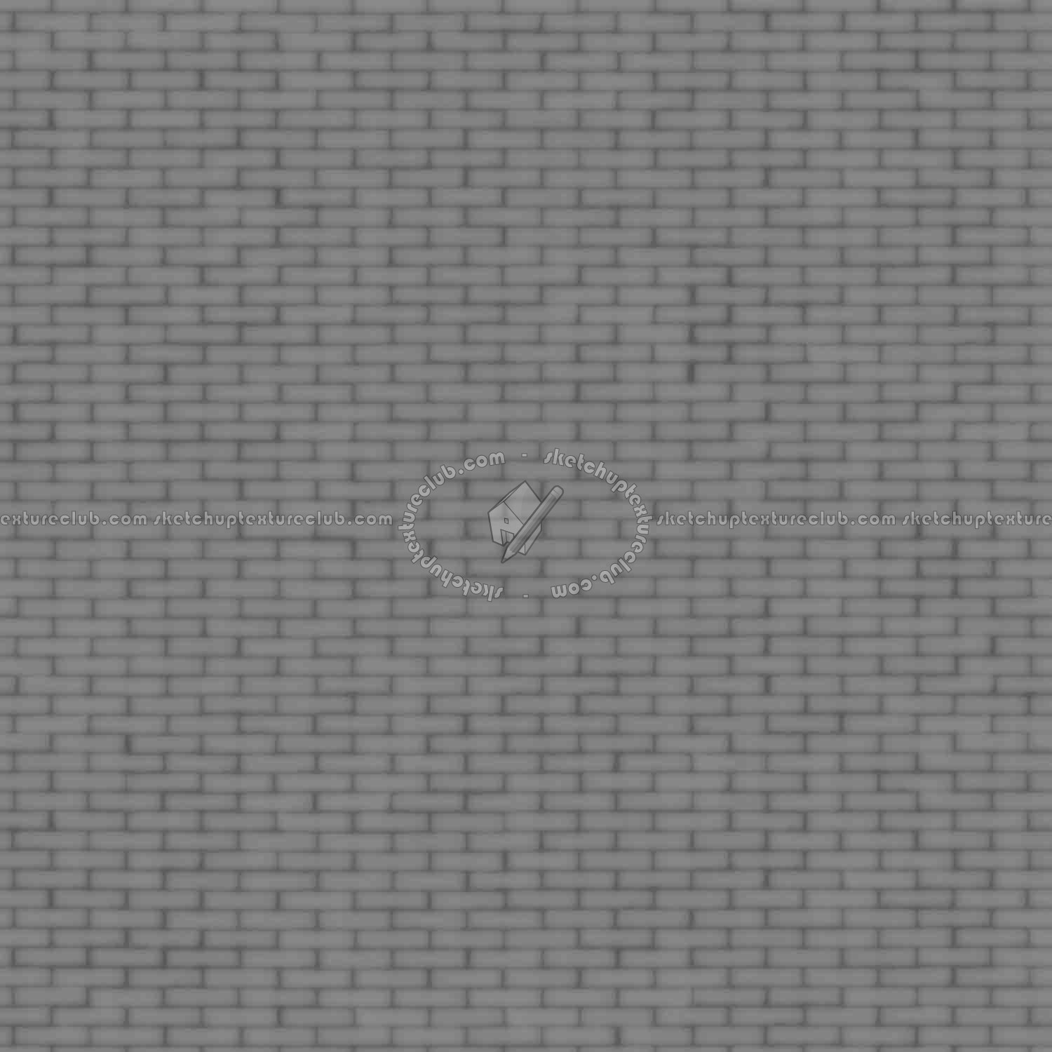 Textures   -   ARCHITECTURE   -   BRICKS   -   Facing Bricks   -   Smooth  - Facing smooth bricks texture seamless 00319 - Displacement