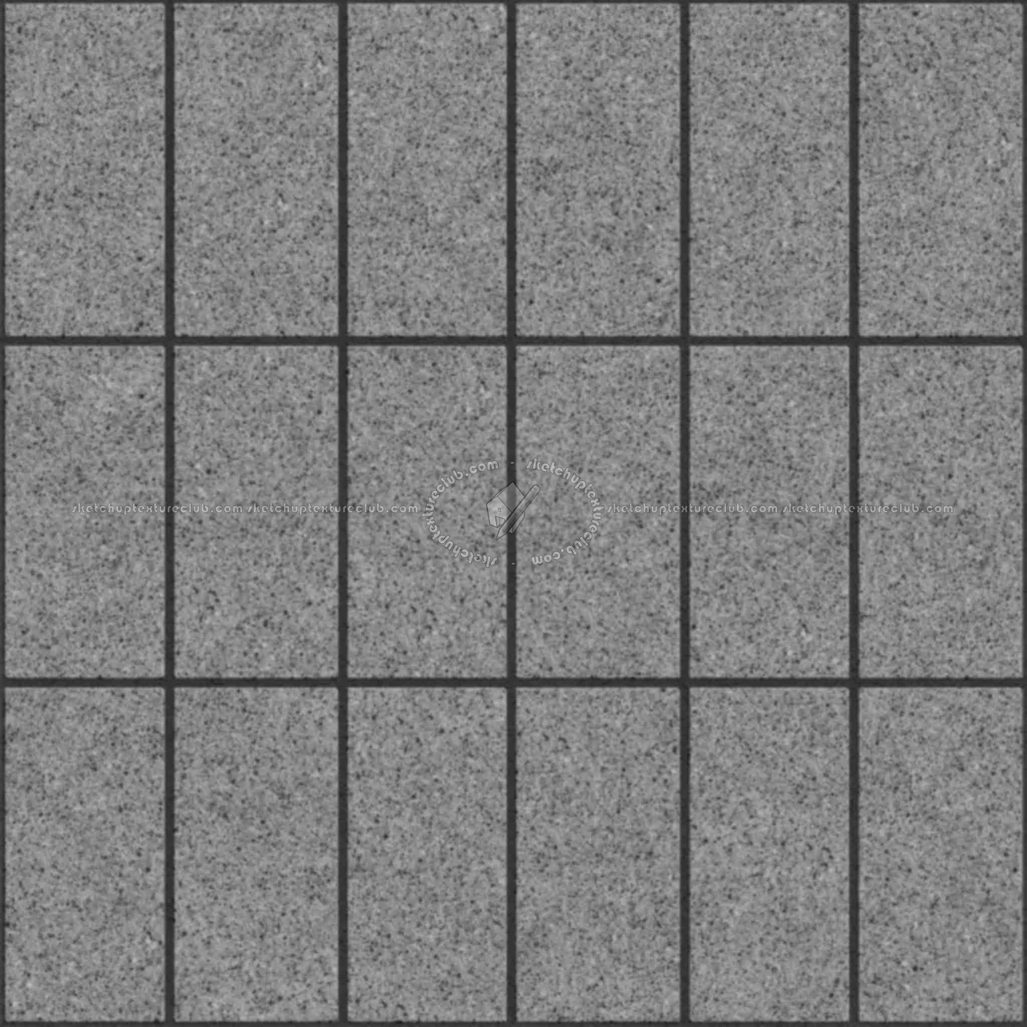 Textures   -   ARCHITECTURE   -   PAVING OUTDOOR   -   Concrete   -   Blocks regular  - Paving outdoor concrete regular block texture seamless 05695 - Displacement