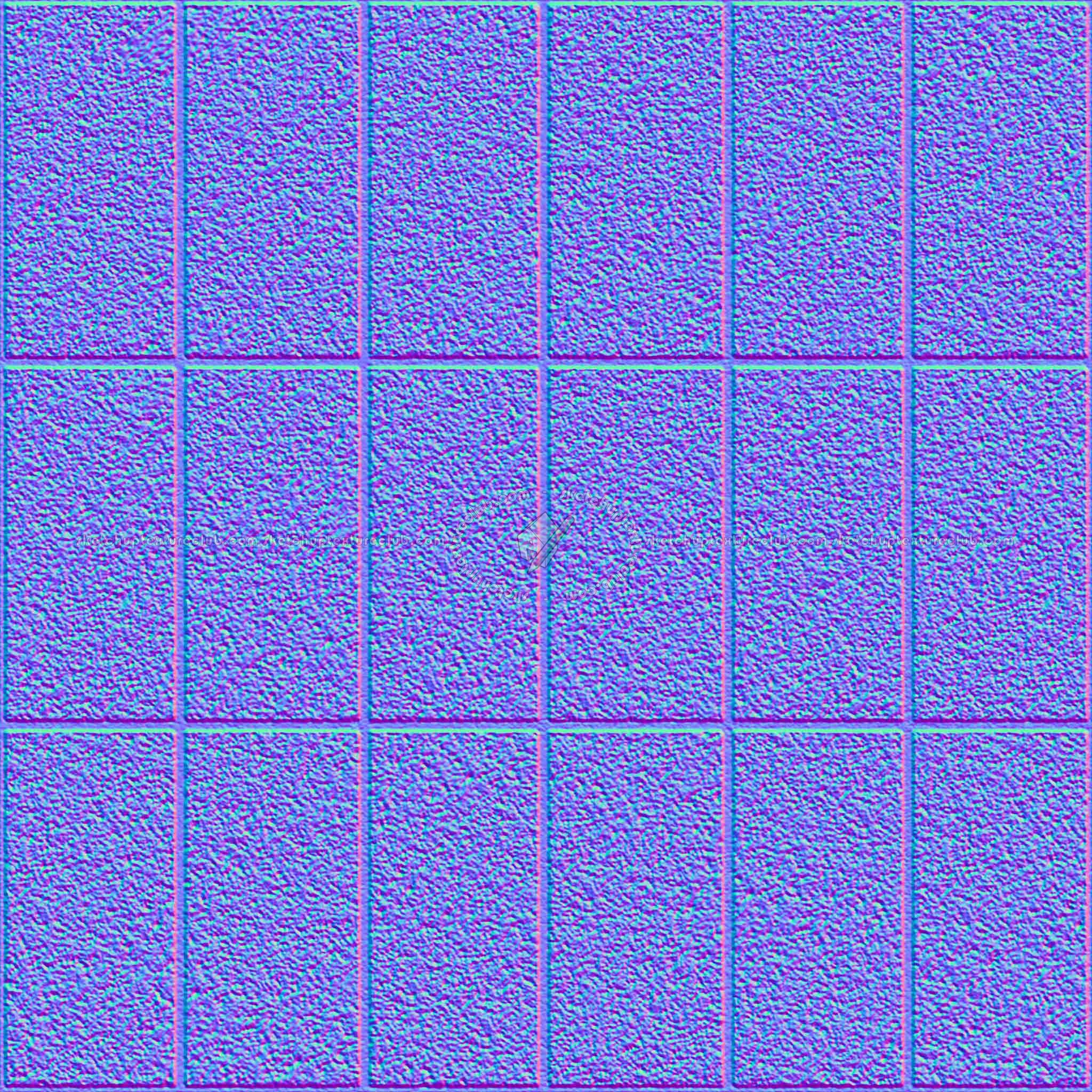 Textures   -   ARCHITECTURE   -   PAVING OUTDOOR   -   Concrete   -   Blocks regular  - Paving outdoor concrete regular block texture seamless 05695 - Normal