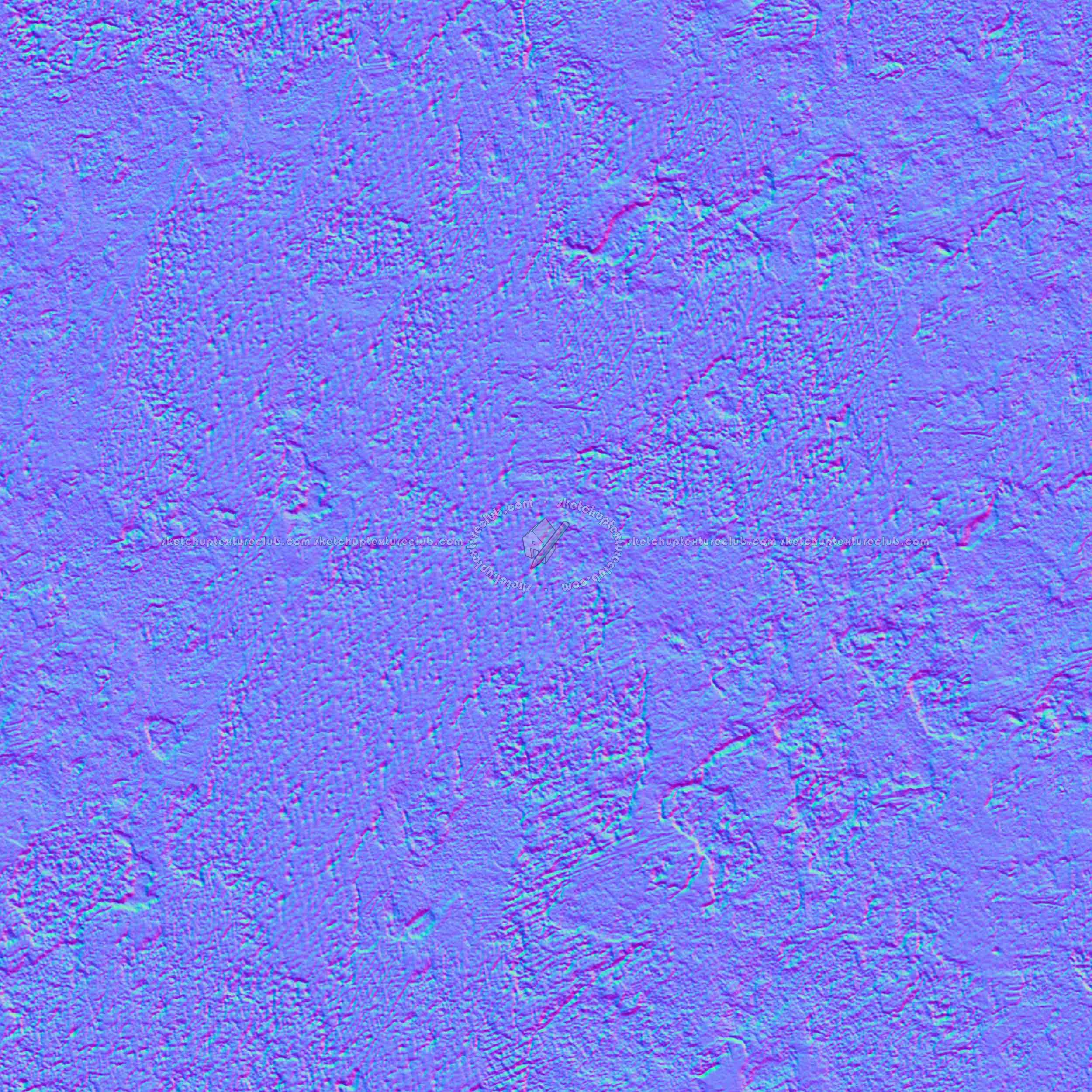 Textures   -   ARCHITECTURE   -   CONCRETE   -   Bare   -   Damaged walls  - Concrete bare damaged wall PBR texture seamless 21536 - Normal