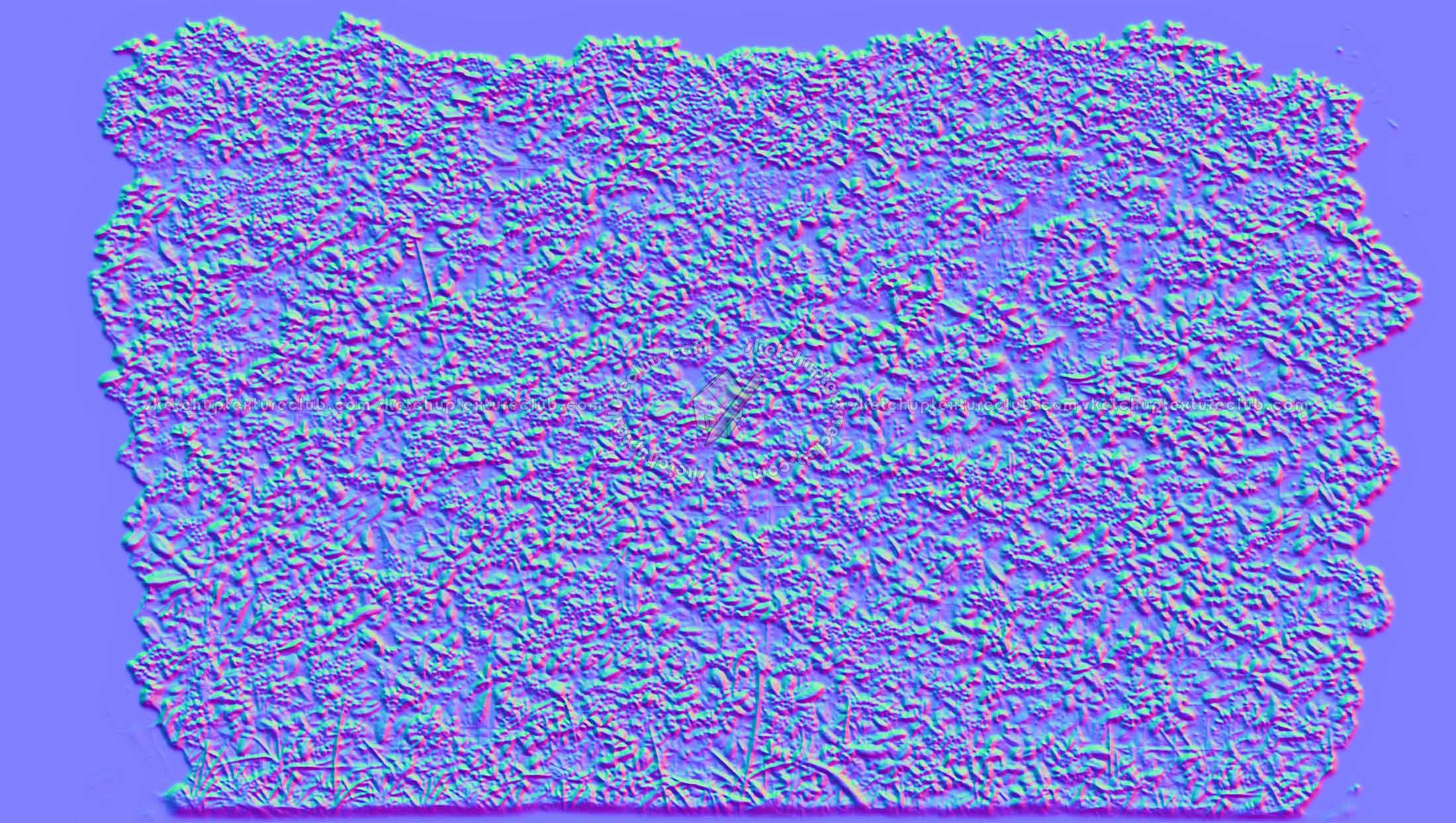 Textures   -   NATURE ELEMENTS   -   VEGETATION   -   Hedges  - Cut out autumnal hedge texture 18708 - Normal