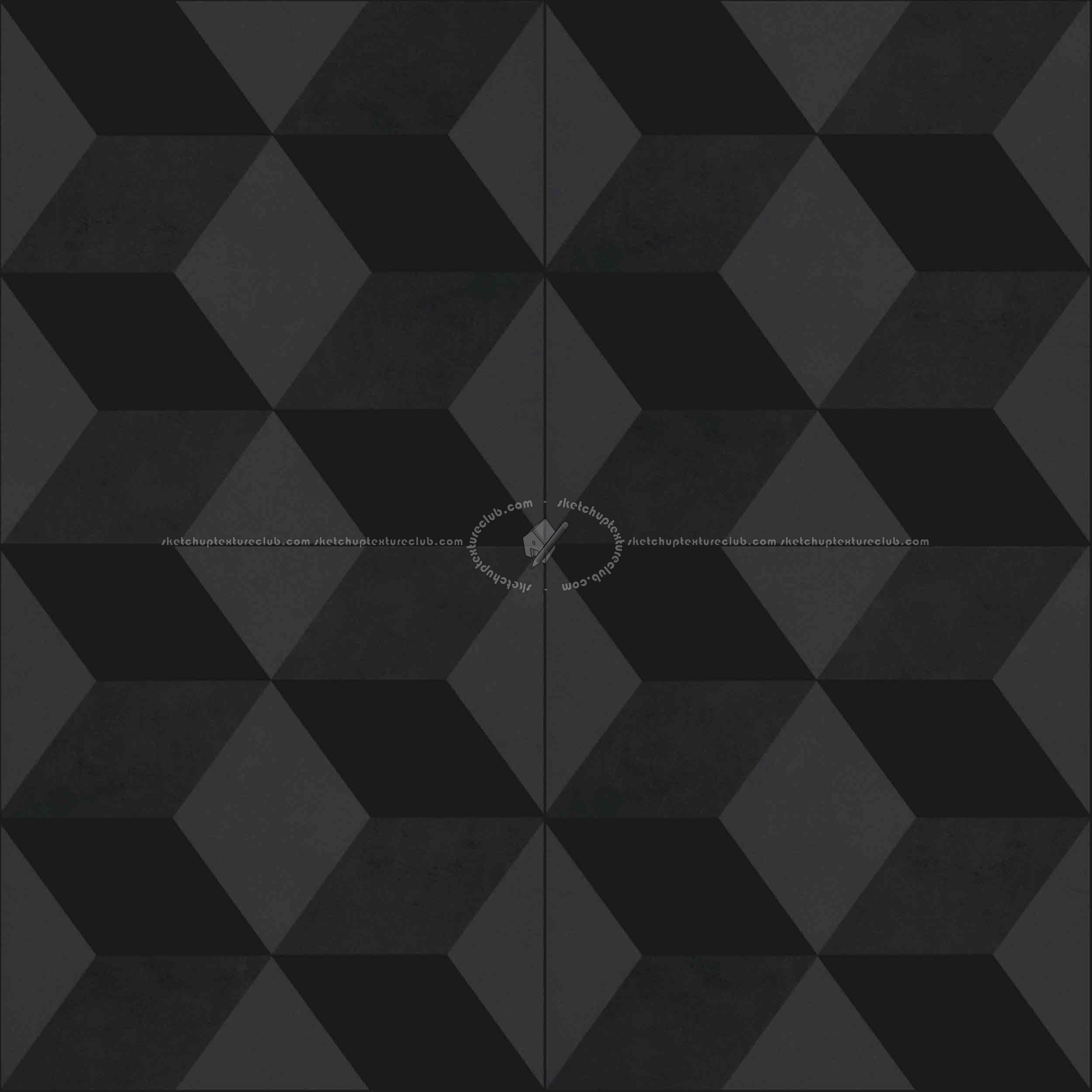 Textures   -   ARCHITECTURE   -   TILES INTERIOR   -   Cement - Encaustic   -   Cement  - Illusion cement concrete tile texture seamless 13385 - Specular