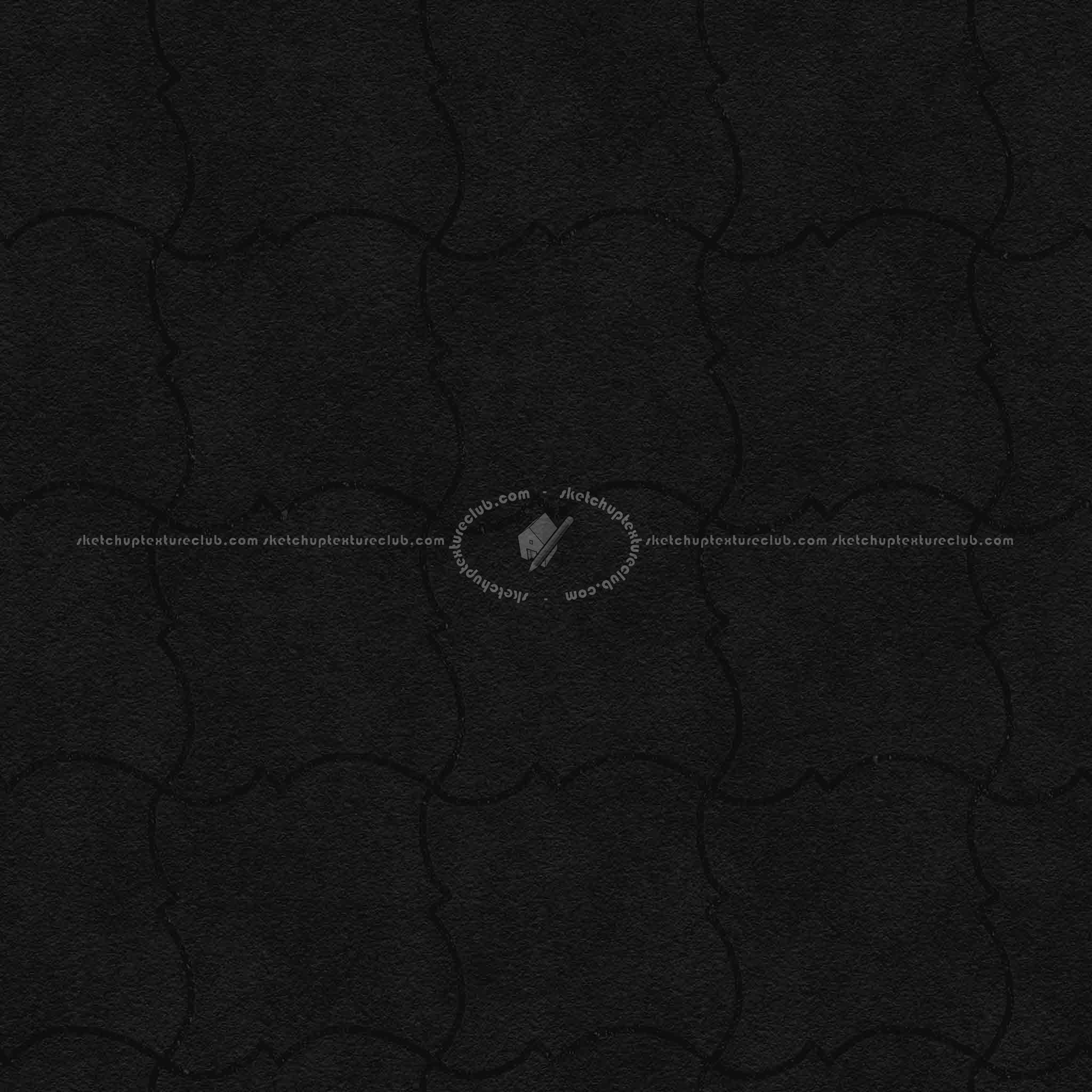 Textures   -   ARCHITECTURE   -   PAVING OUTDOOR   -   Pavers stone   -   Blocks mixed  - Pavers stone mixed size texture seamless 06157 - Specular