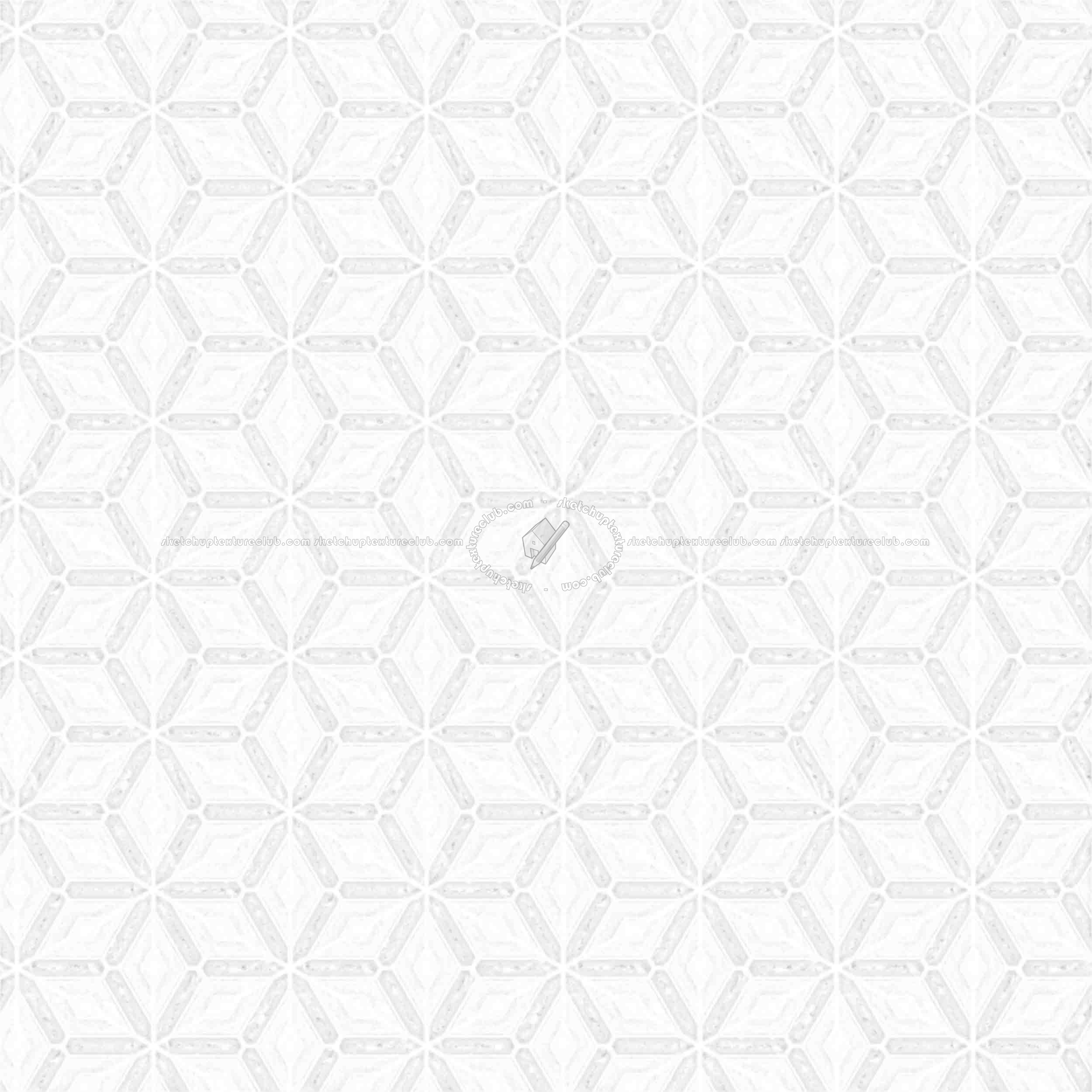 Textures   -   ARCHITECTURE   -   TILES INTERIOR   -   Marble tiles   -   Brown  - Brown cream geometric patterns marble tile texture seamless 20618 - Ambient occlusion