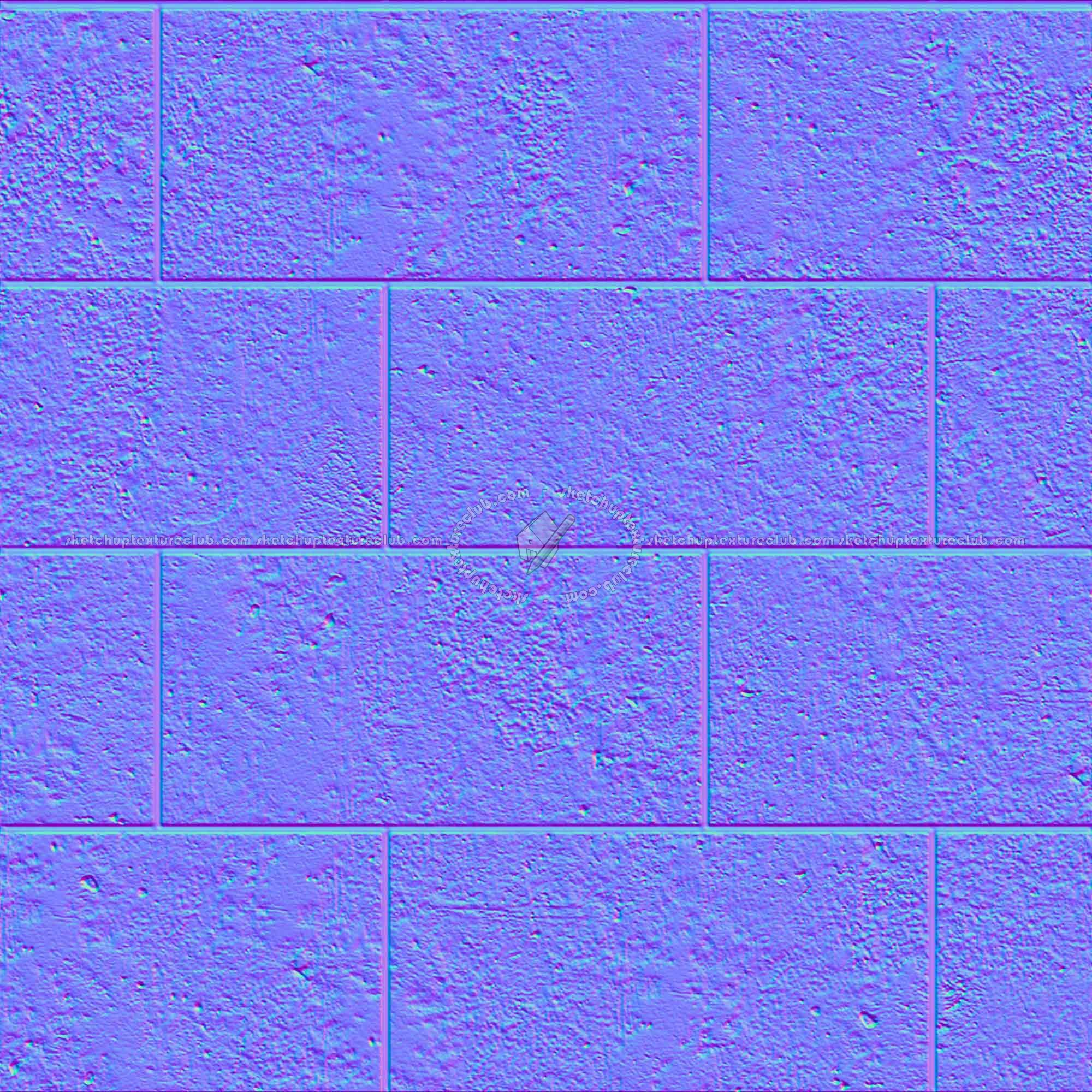 Textures   -   ARCHITECTURE   -   CONCRETE   -   Plates   -   Dirty  - Concrete dirt plates wall texture seamless 01787 - Normal