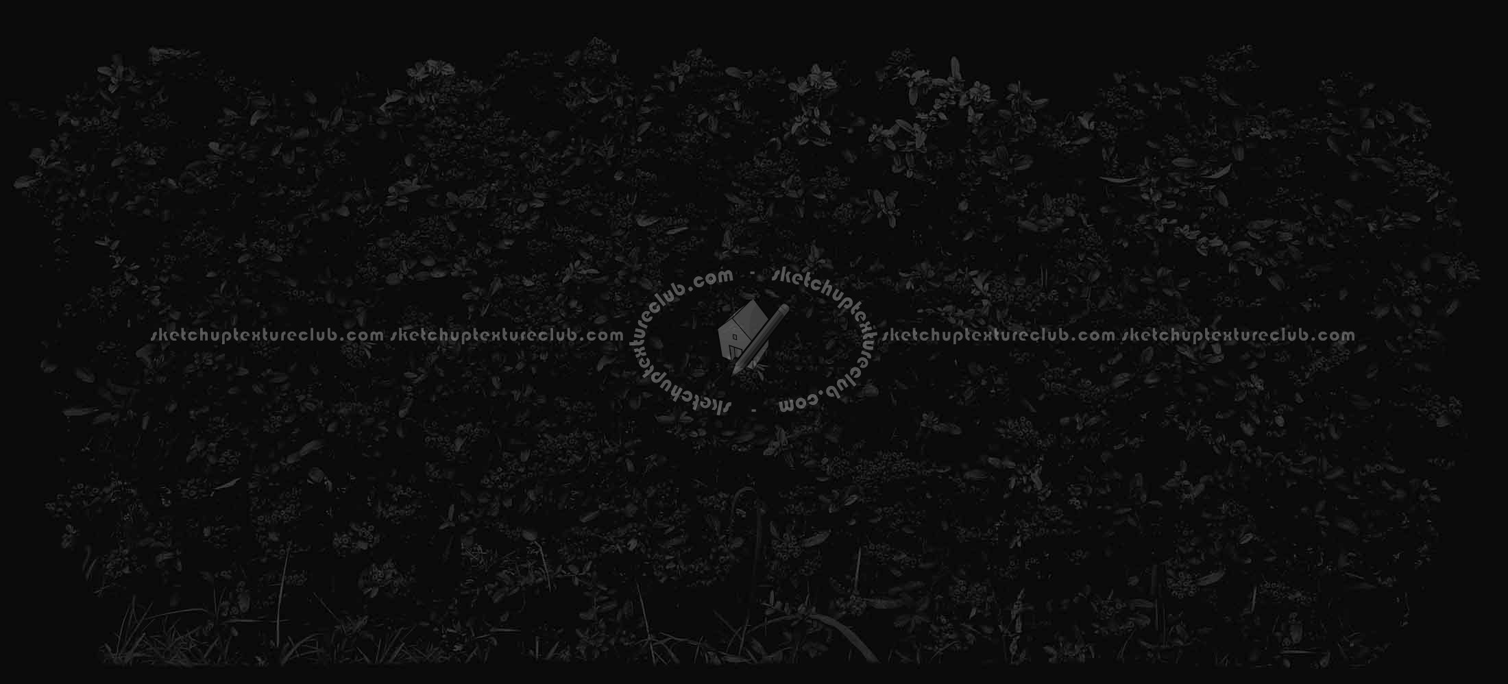 Textures   -   NATURE ELEMENTS   -   VEGETATION   -   Hedges  - Cut out autumnal hedge texture 18709 - Specular