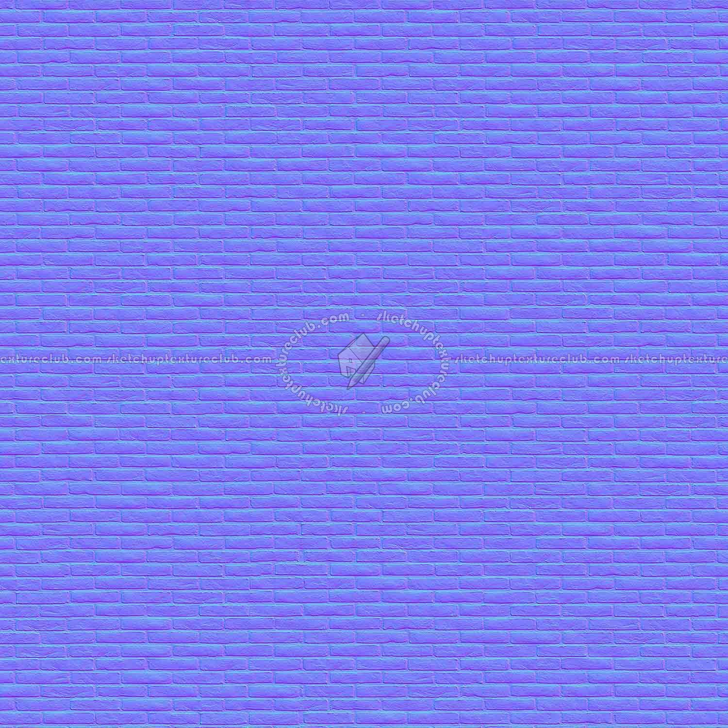 Textures   -   ARCHITECTURE   -   BRICKS   -   Facing Bricks   -   Smooth  - Facing smooth bricks texture seamless 00321 - Normal